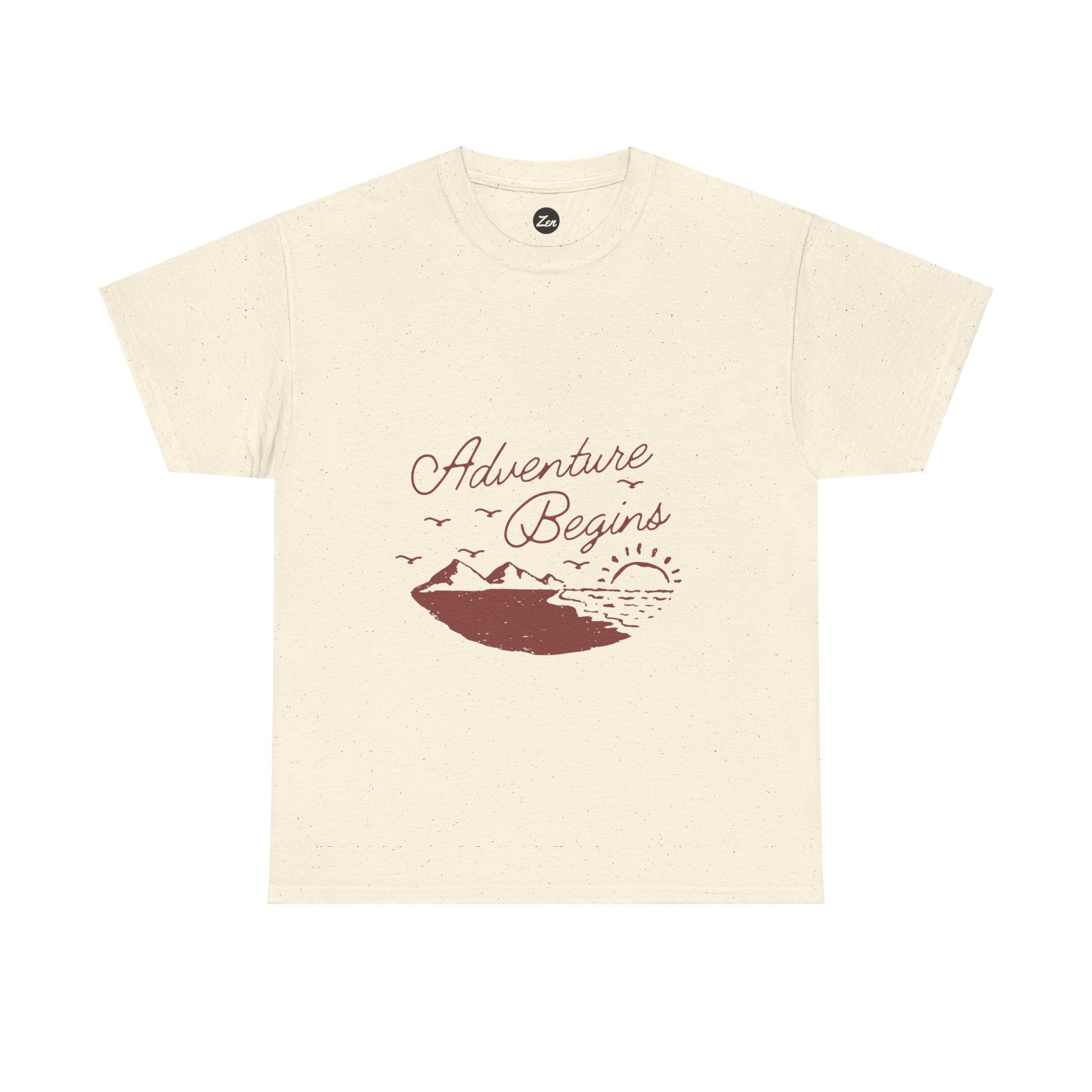 Adventure Begins Unisex Heavy Cotton Tee