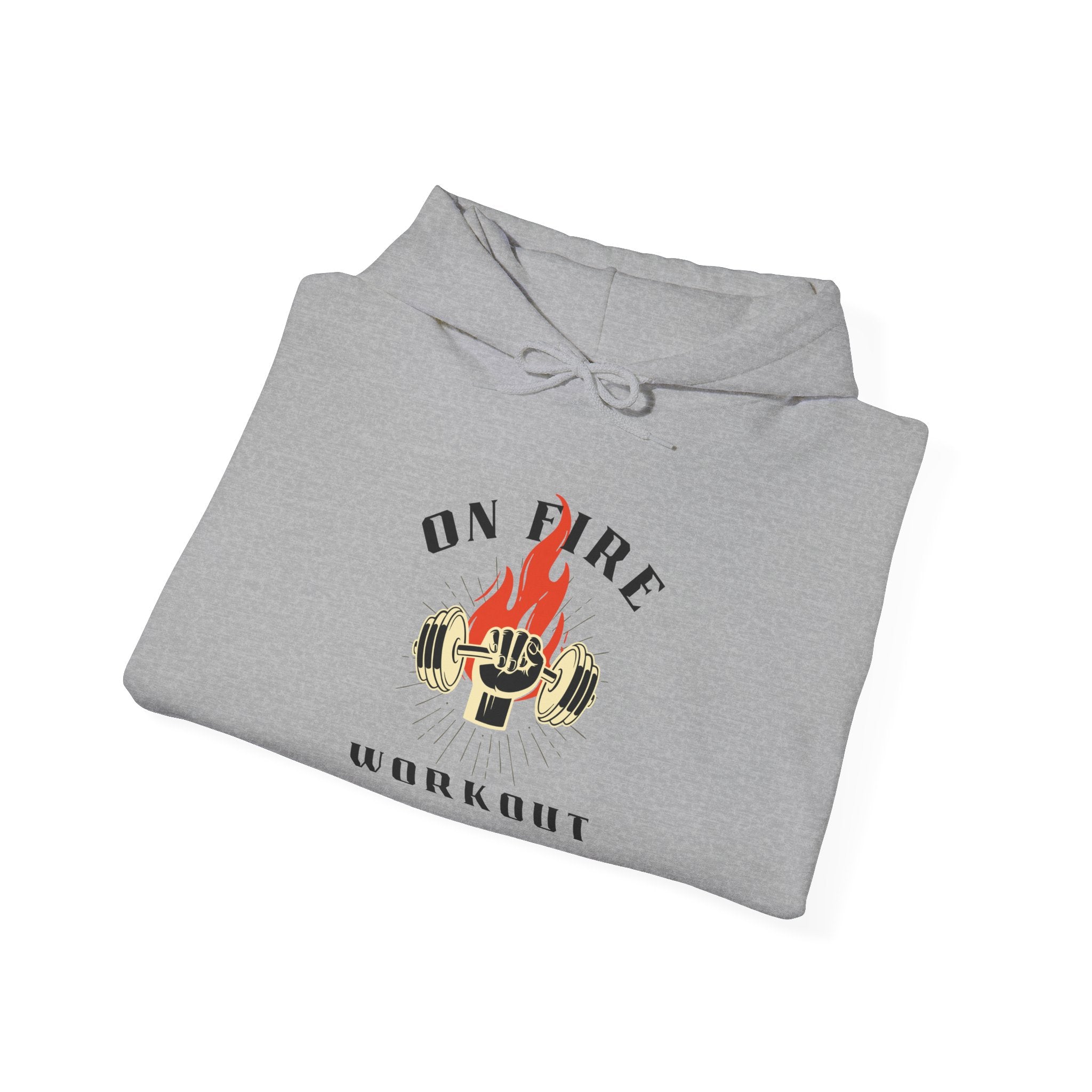 On Fire Workout Unisex Heavy Blend™ Hooded Sweatshirt