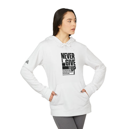 Never Give Up adidas Unisex Fleece Hoodie