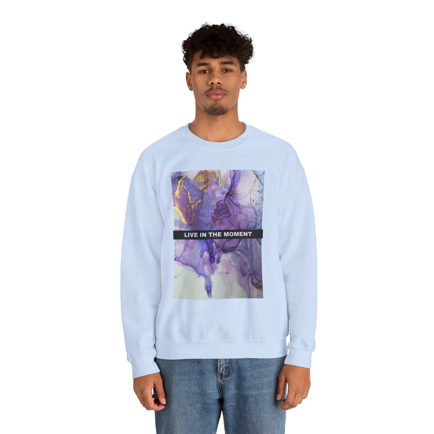 Live in the Moment Unisex Heavy Blend™ Crewneck Sweatshirt