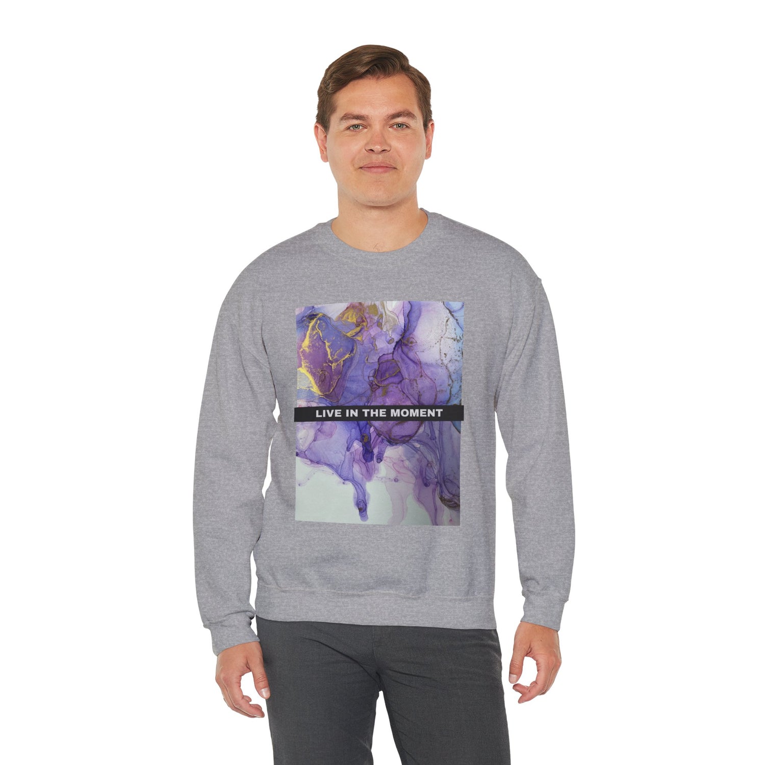 Live in the Moment Unisex Heavy Blend™ Crewneck Sweatshirt