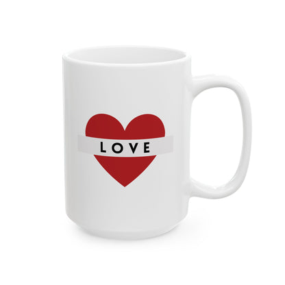 Love Ceramic Mug, (11oz, 15oz)