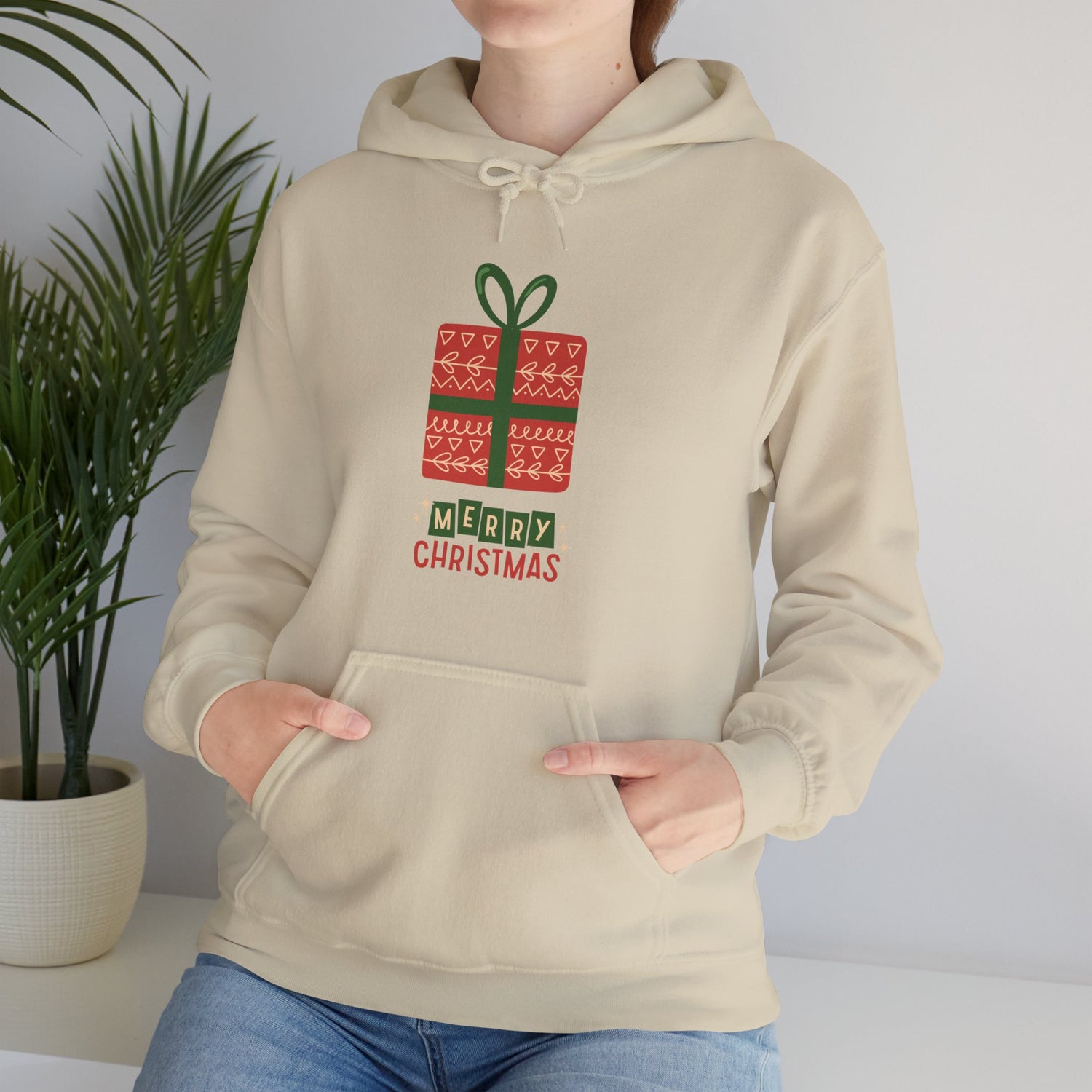 Merry Christmas II Unisex Heavy Blend™ Hooded Sweatshirt