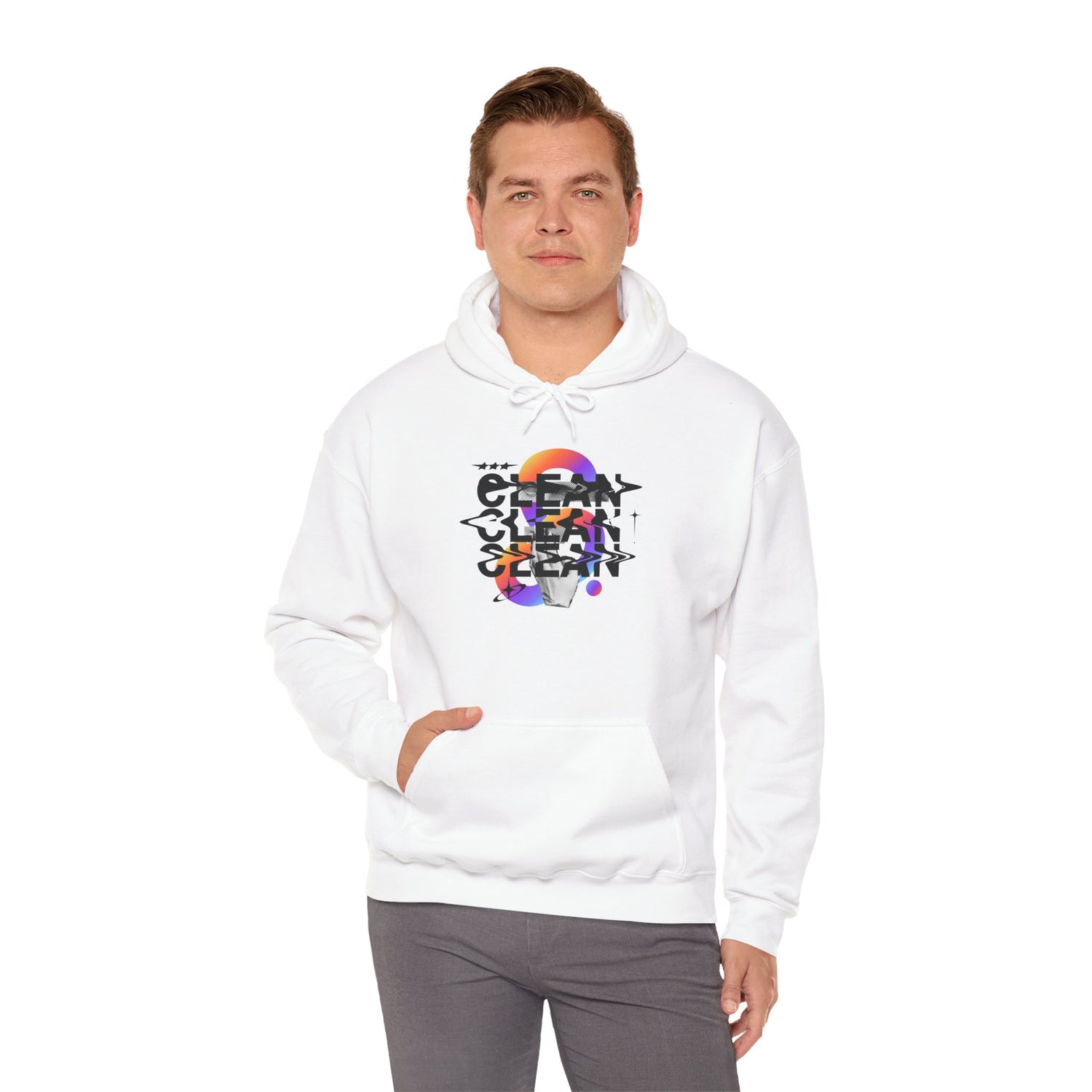 Clean Unisex Heavy Blend™ Hooded Sweatshirt