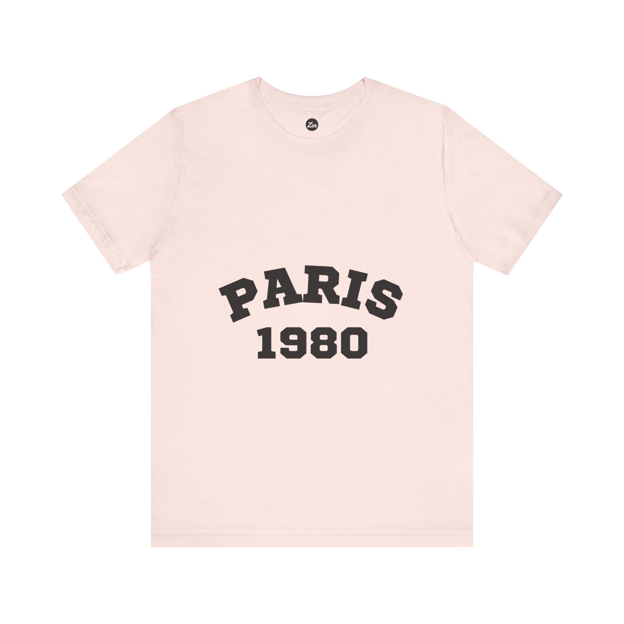 Paris 1980 Unisex Jersey Short Sleeve Tee