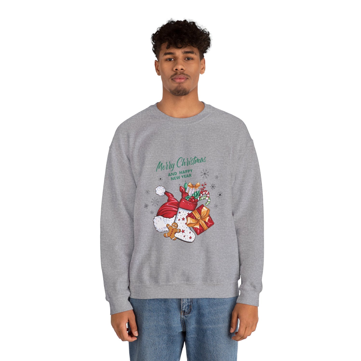 Merry Christmas Unisex Heavy Blend™ Crewneck Sweatshirt