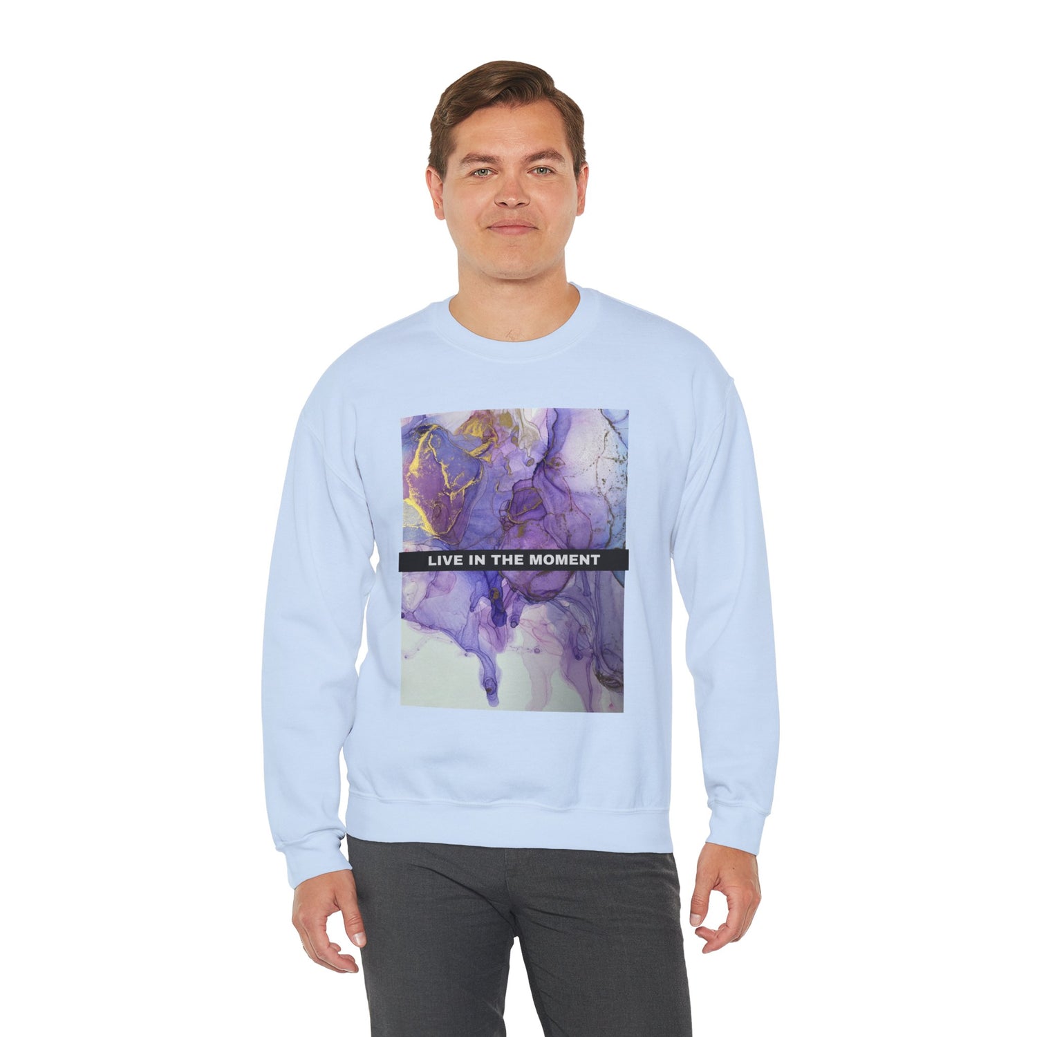 Live in the Moment Unisex Heavy Blend™ Crewneck Sweatshirt