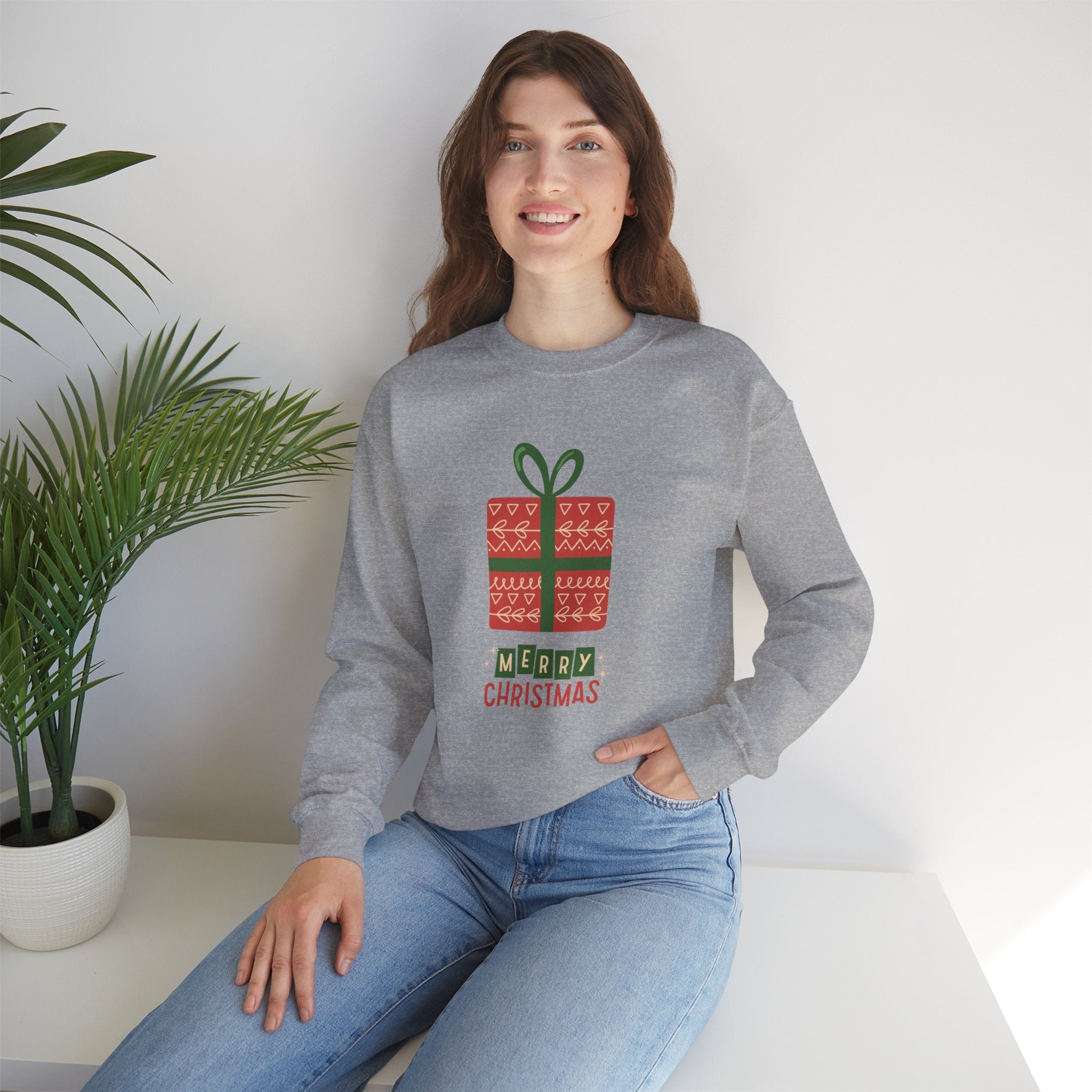 Merry Christmas II Unisex Heavy Blend™ Crewneck Sweatshirt