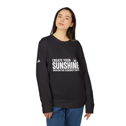 Sunshine adidas Unisex Fleece Crewneck Sweatshirt