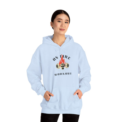 On Fire Workout Unisex Heavy Blend™ Hooded Sweatshirt