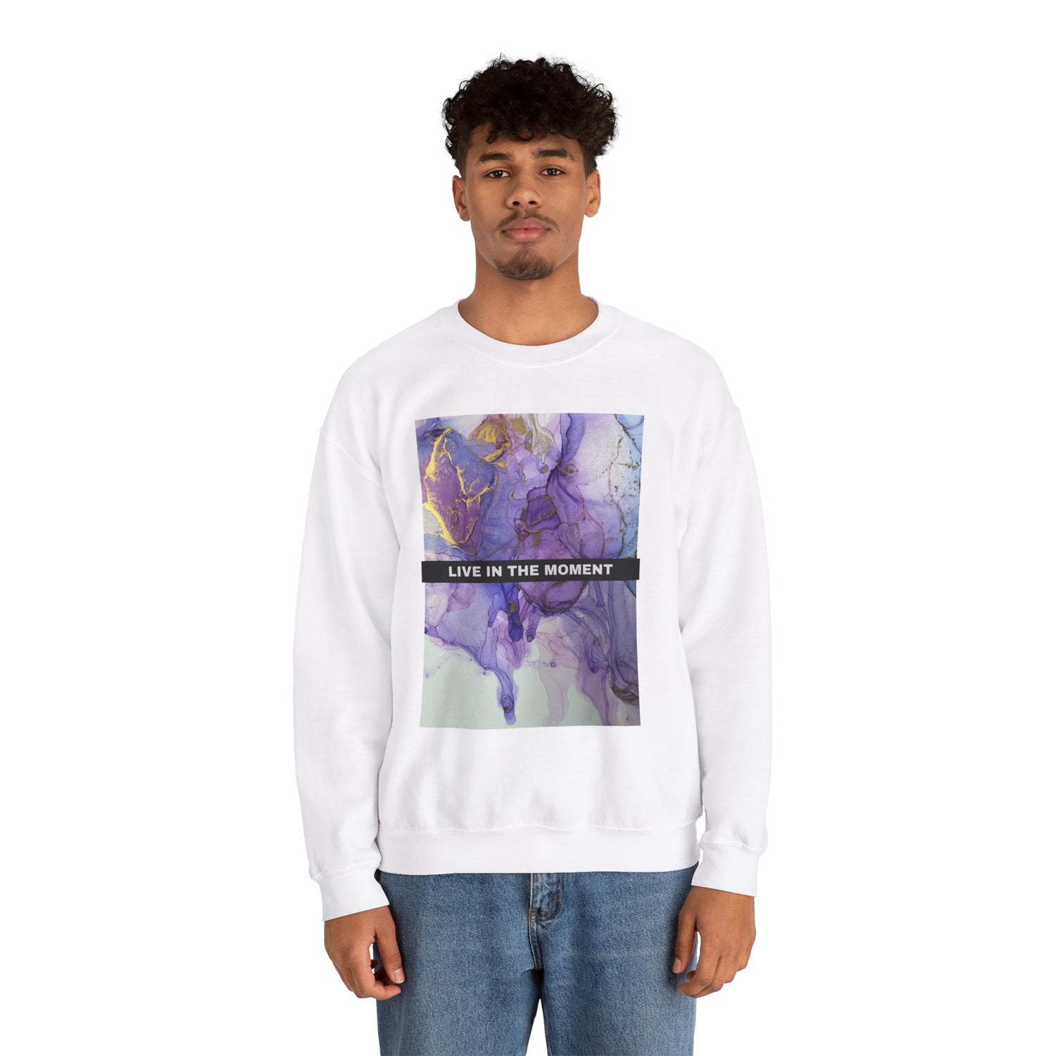 Live in the Moment Unisex Heavy Blend™ Crewneck Sweatshirt