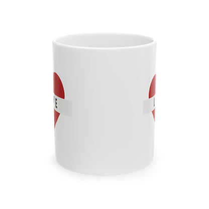 Love Ceramic Mug, (11oz, 15oz)