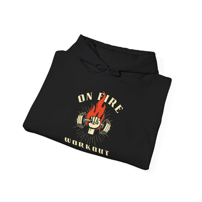 On Fire Workout Unisex Heavy Blend™ Hooded Sweatshirt