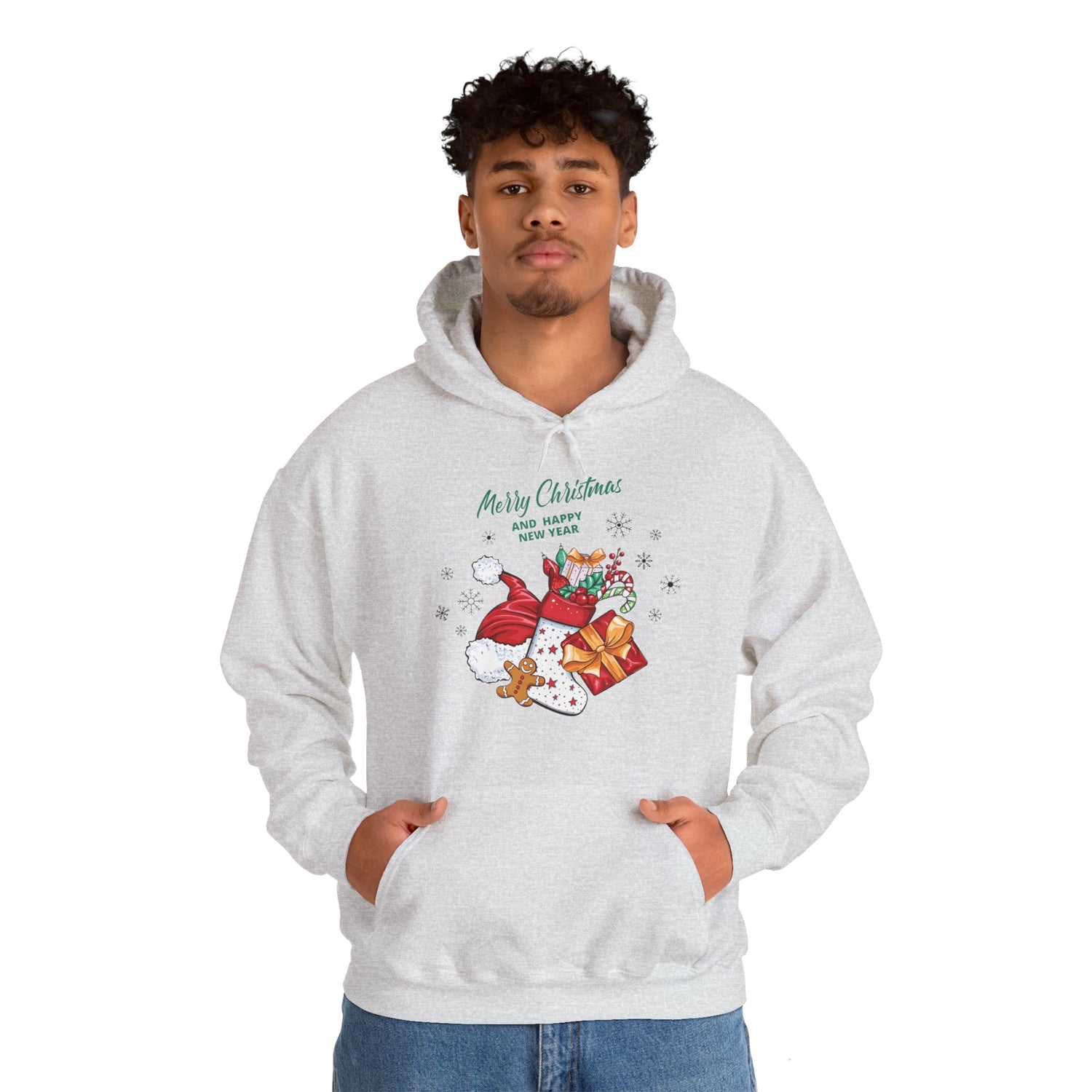 Merry Christmas Unisex Heavy Blend™ Hooded Sweatshirt