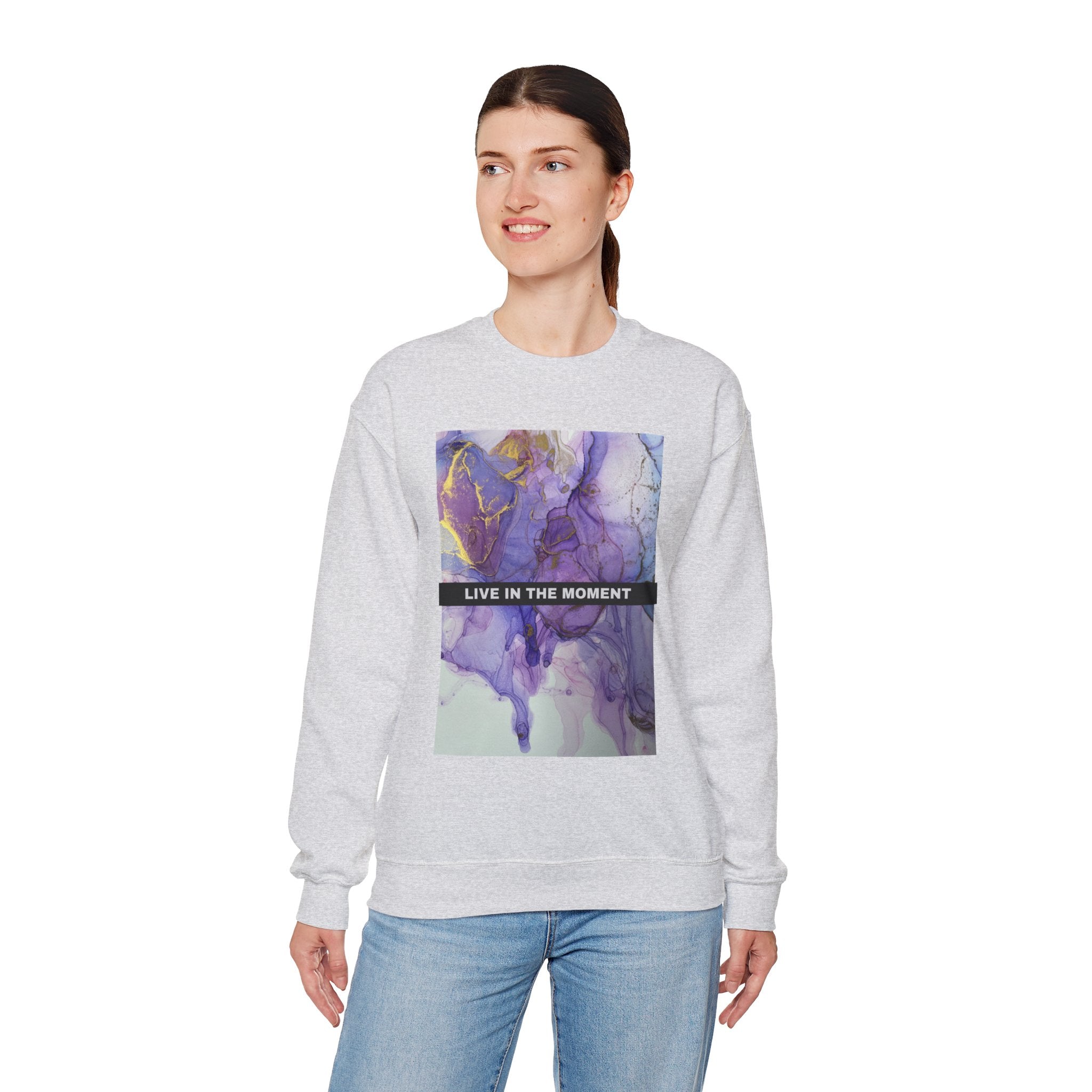 Live in the Moment Unisex Heavy Blend™ Crewneck Sweatshirt