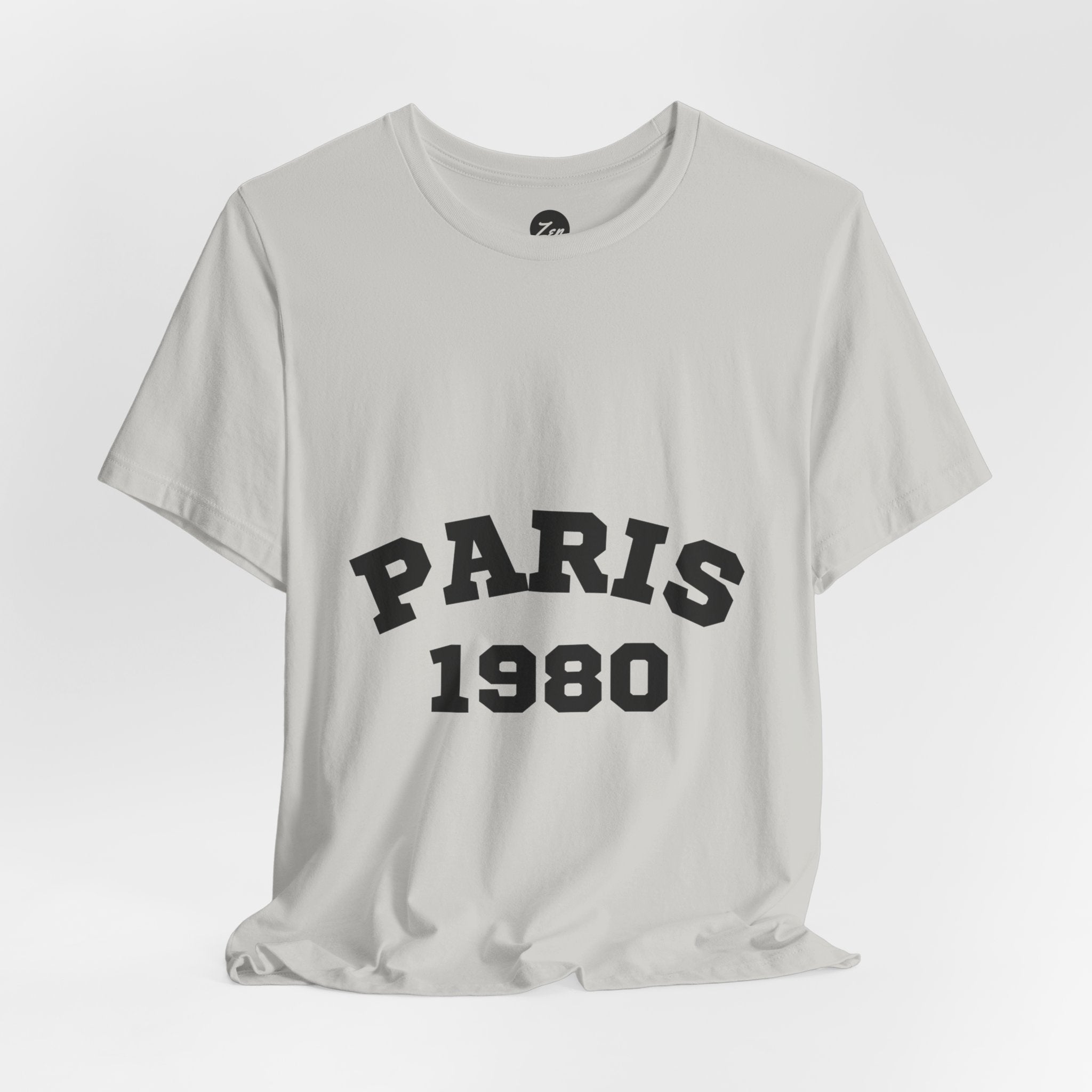 Paris 1980 Unisex Jersey Short Sleeve Tee