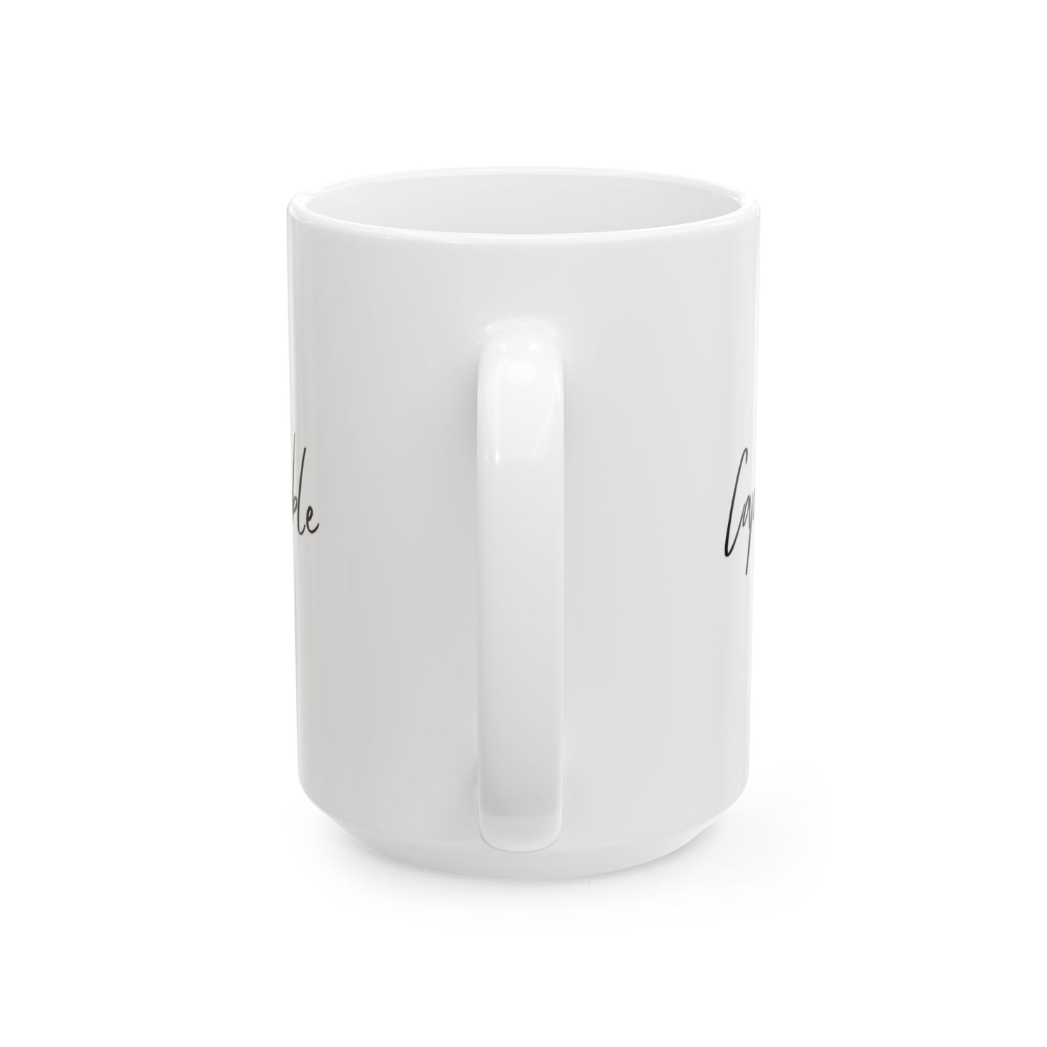 Capable Ceramic Mug, (11oz, 15oz)