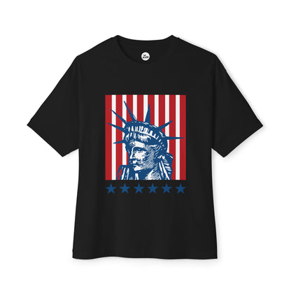 USA Liberty Unisex Oversized Boxy Tee