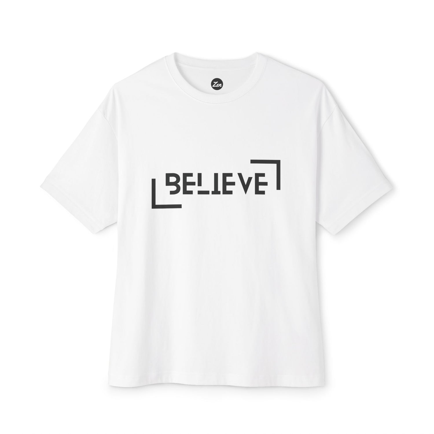 Believe Unisex Oversized Boxy Tee