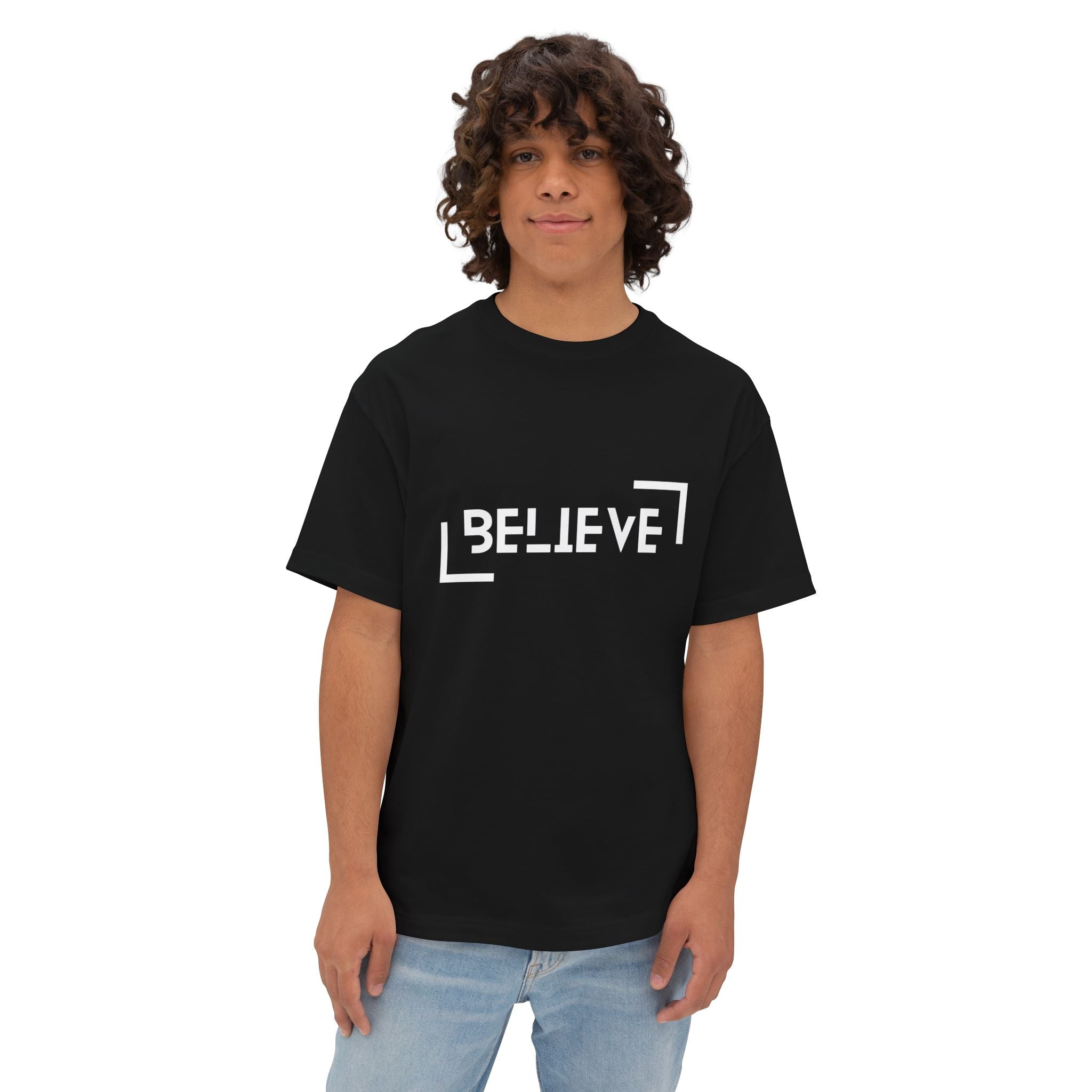 Believe Unisex Oversized Boxy Tee