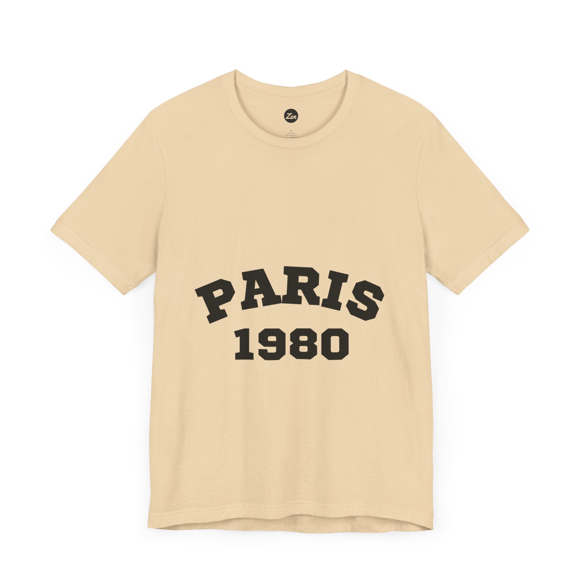 Paris 1980 Unisex Jersey Short Sleeve Tee