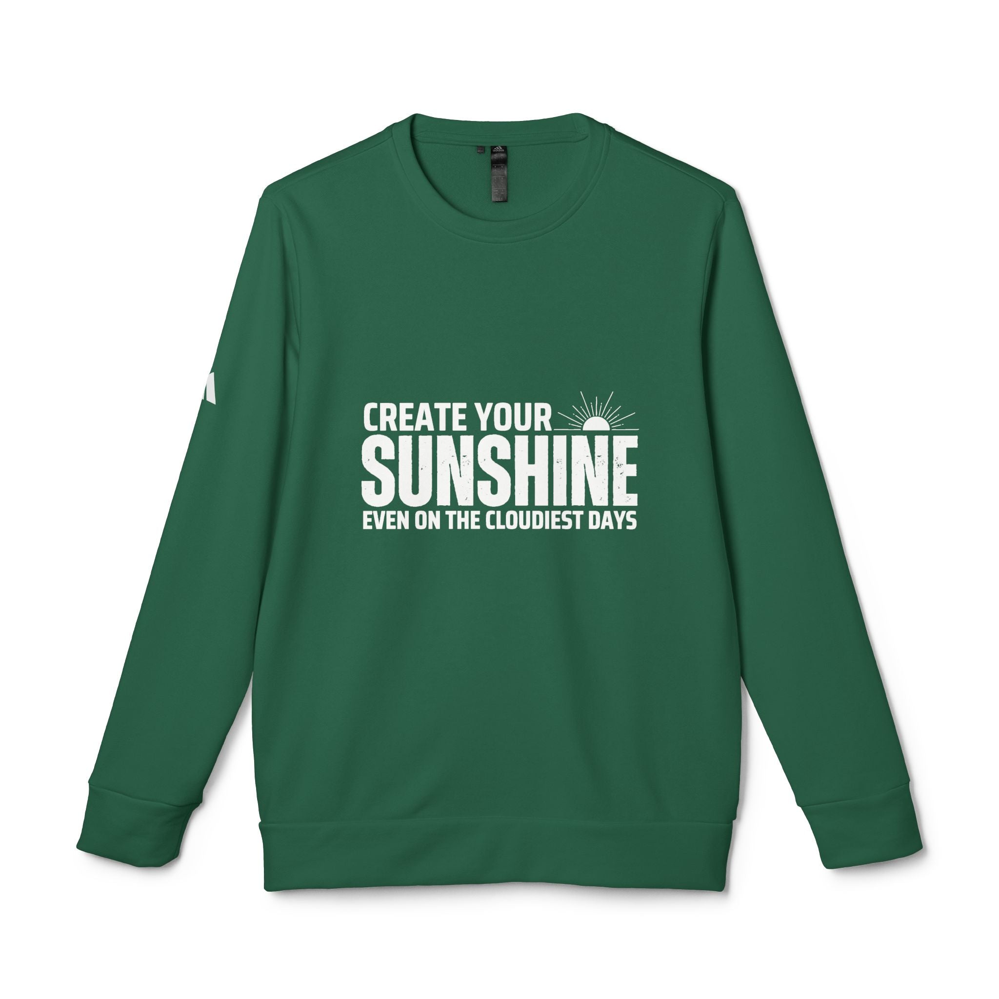 Sunshine adidas Unisex Fleece Crewneck Sweatshirt