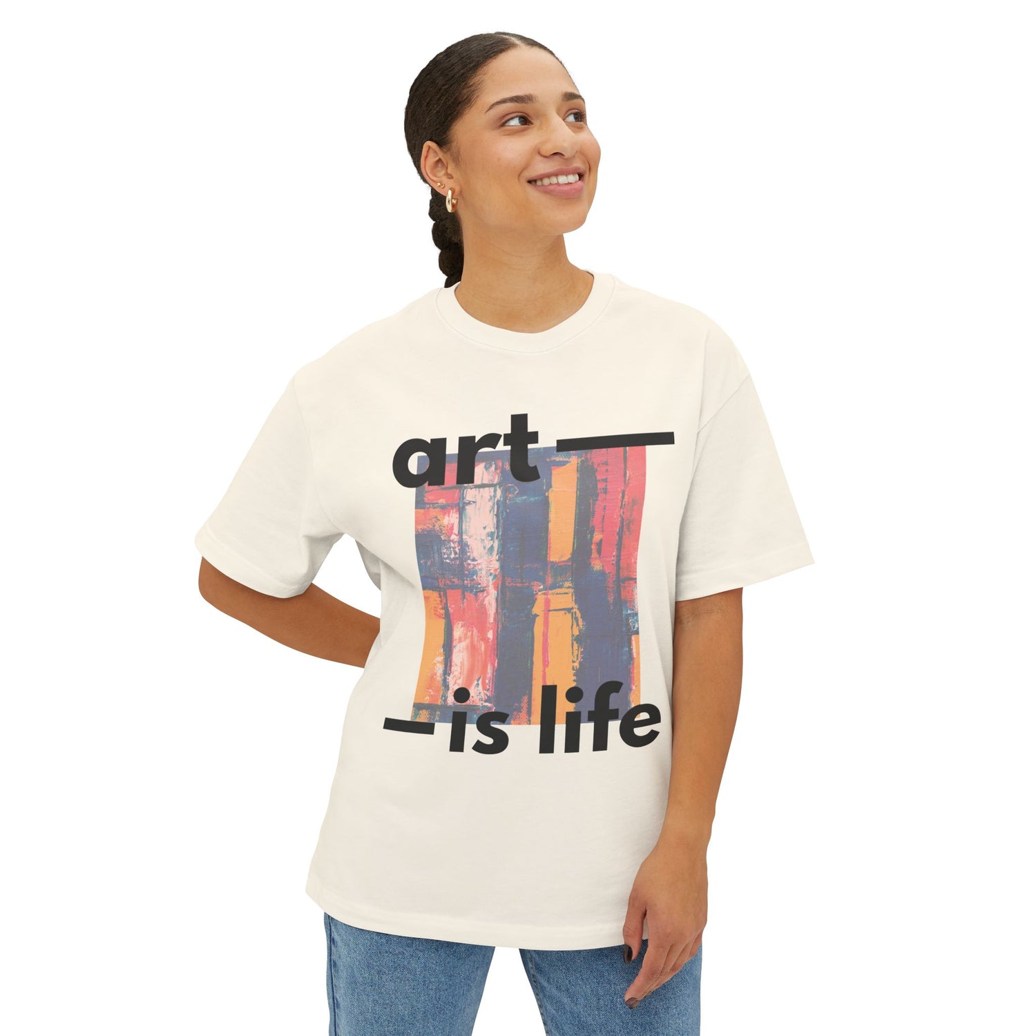 Art Unisex Oversized Boxy Tee