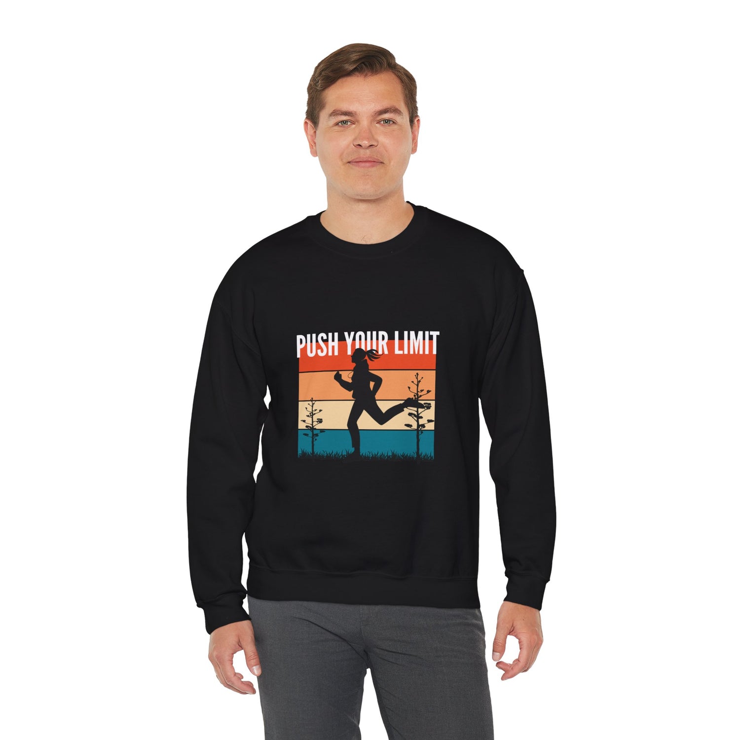 Push Your Limit Unisex Heavy Blend™ Crewneck Sweatshirt