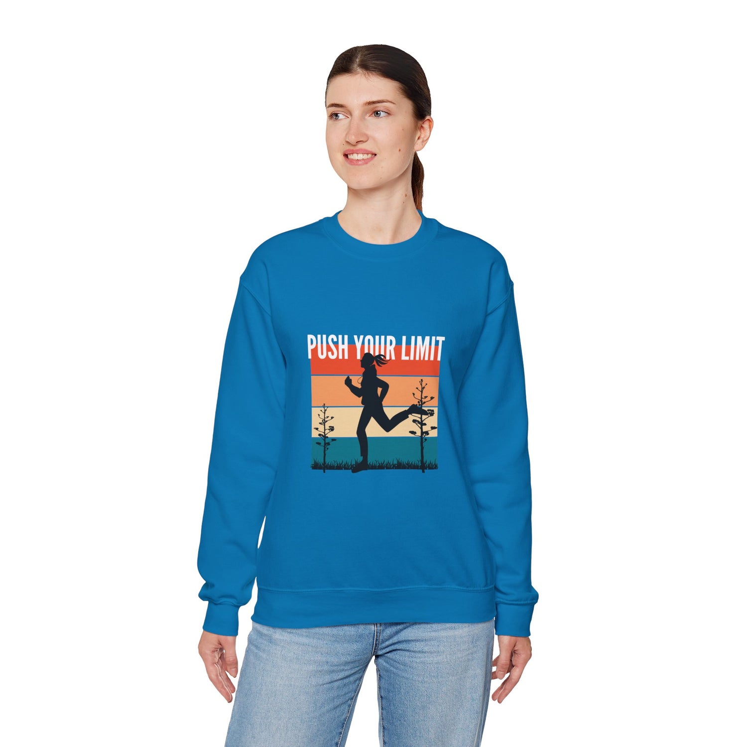 Push Your Limit Unisex Heavy Blend™ Crewneck Sweatshirt