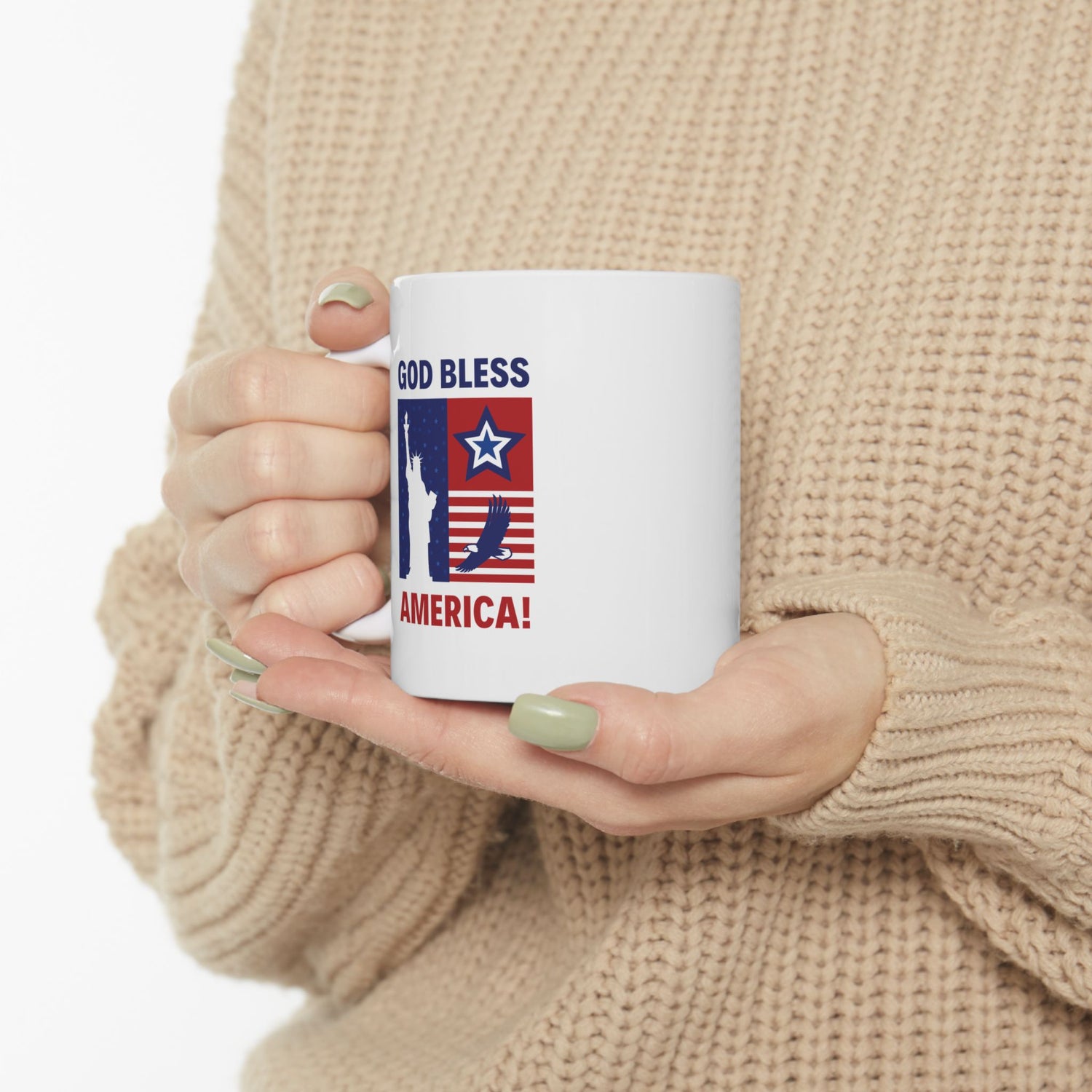 Bless America Ceramic Mug, (11oz, 15oz)