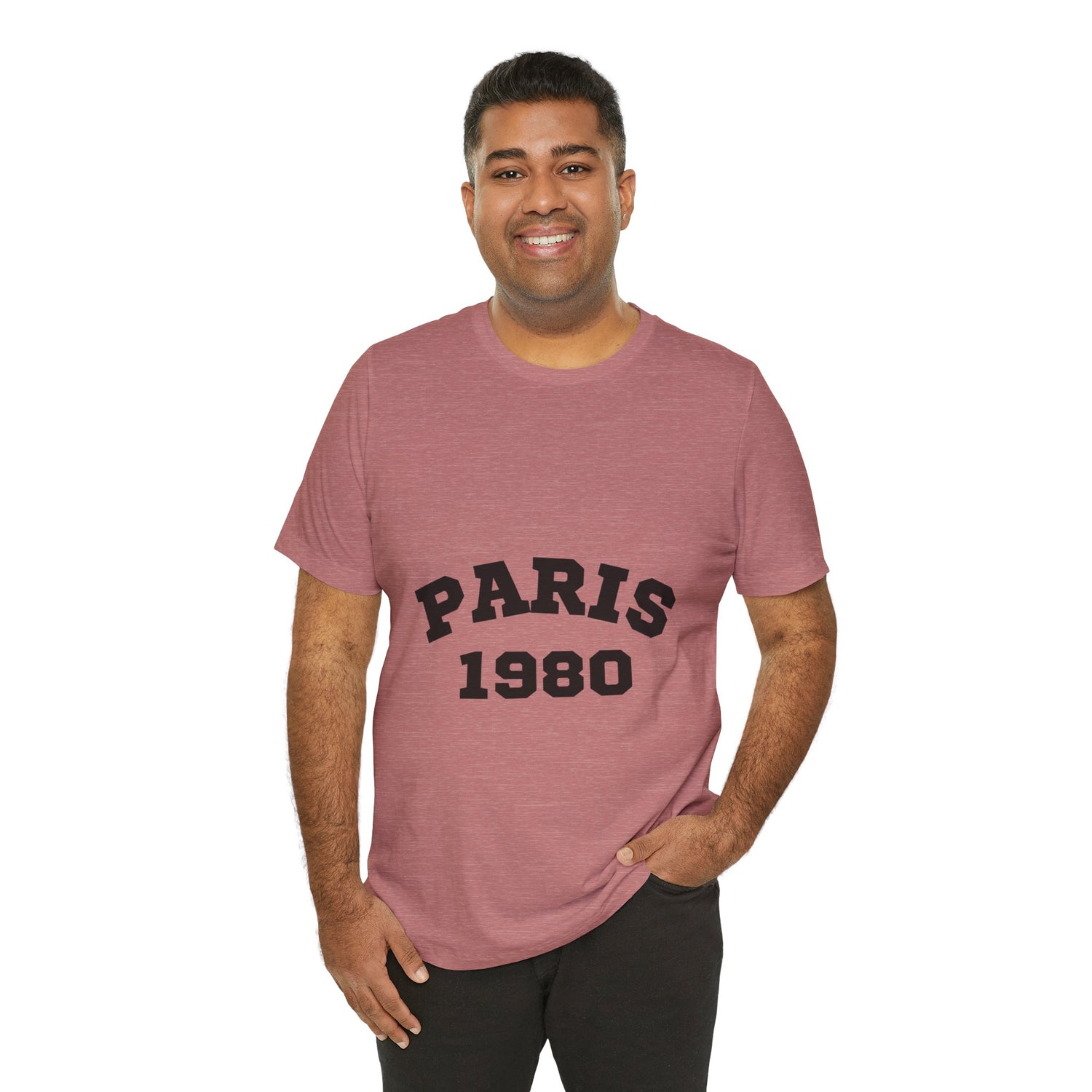 Paris 1980 Unisex Jersey Short Sleeve Tee