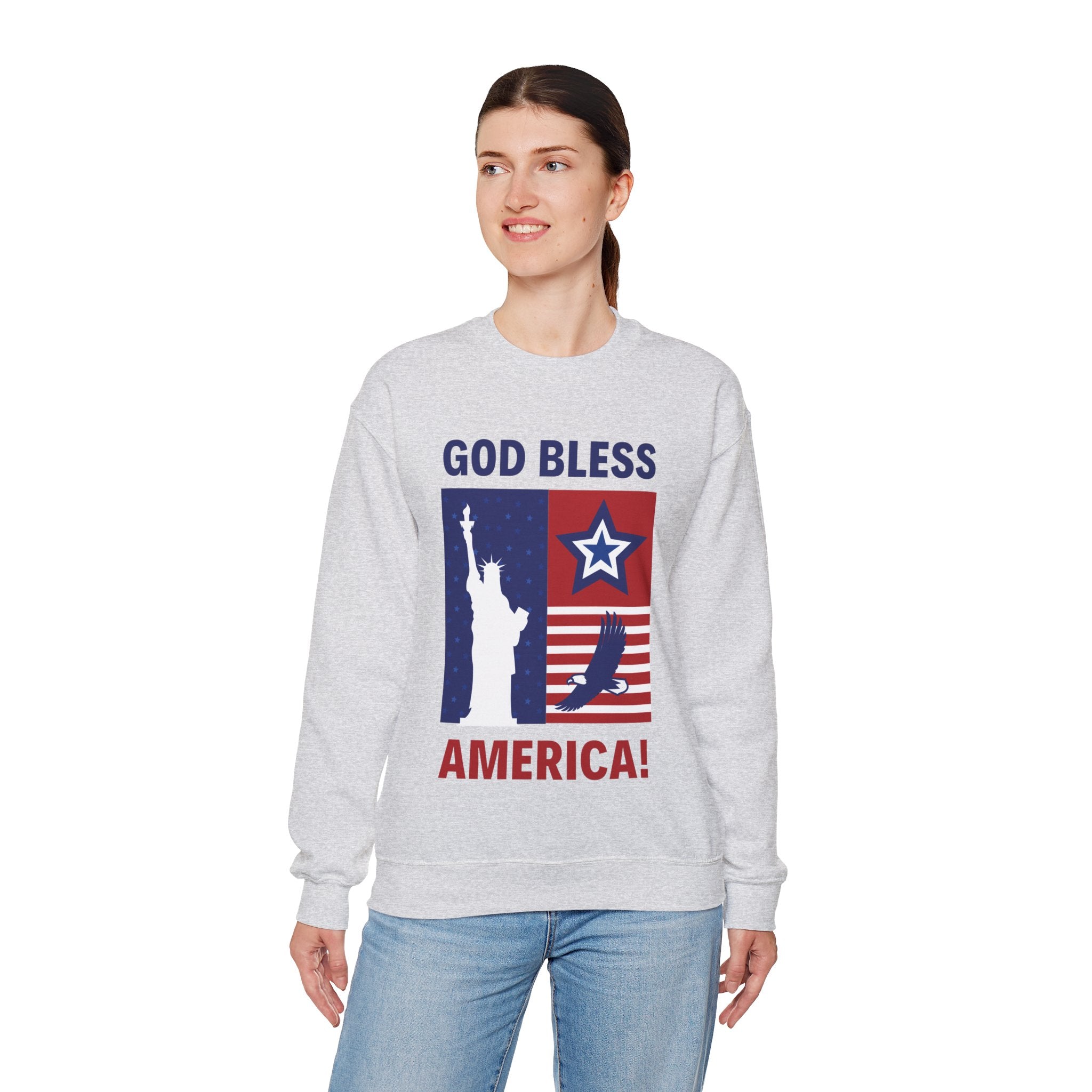 Bless America Unisex Heavy Blend™ Crewneck Sweatshirt