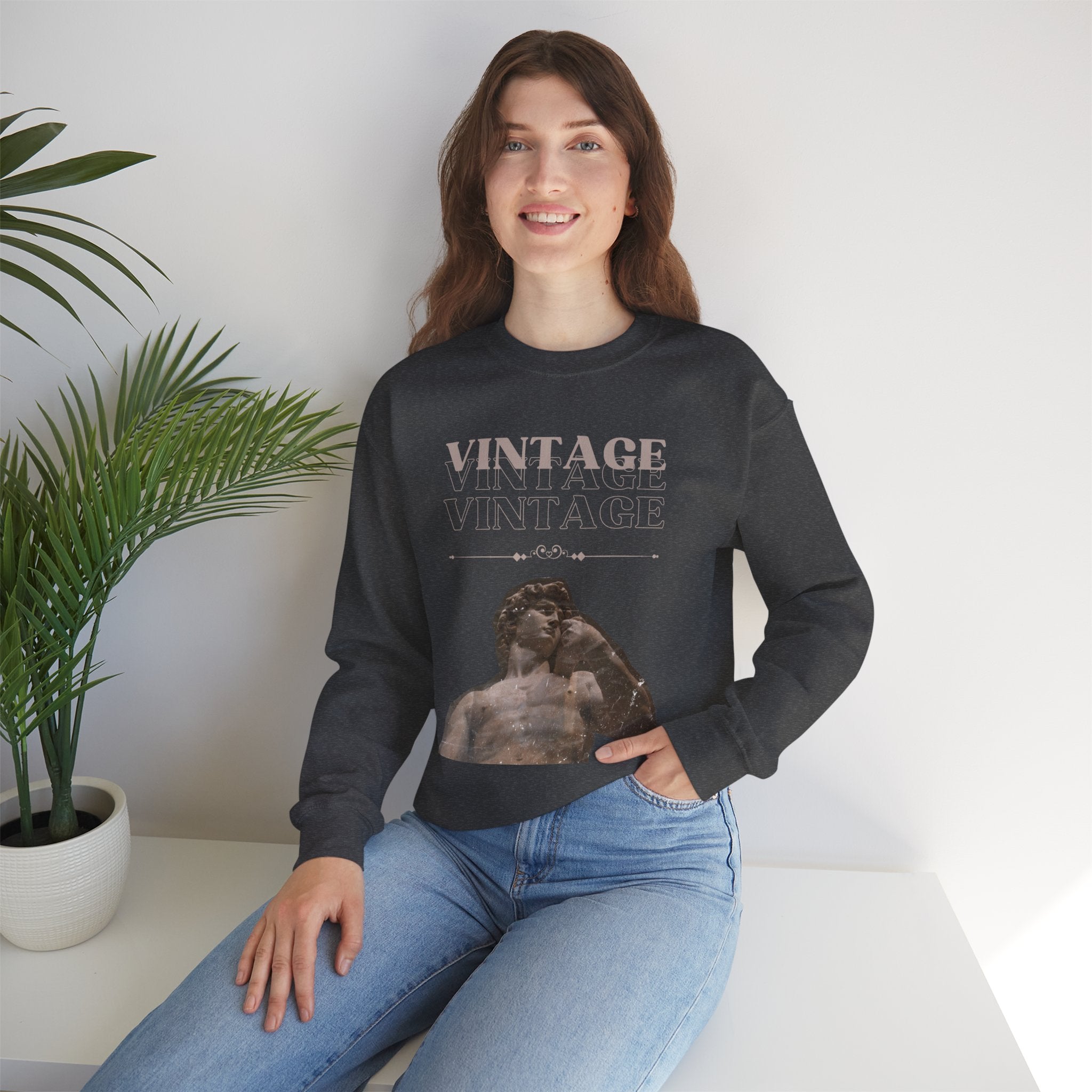 Vintage Unisex Heavy Blend™ Crewneck Sweatshirt