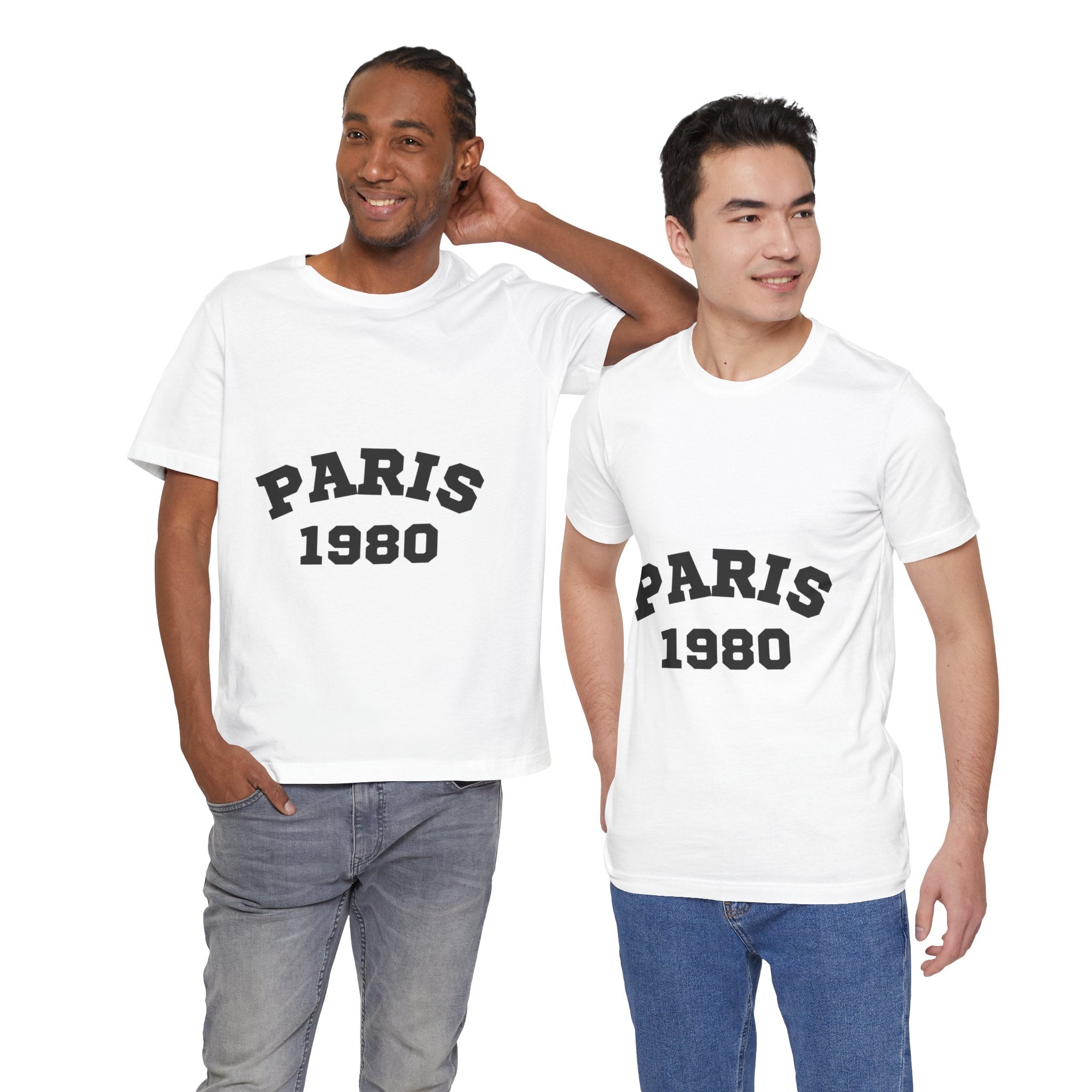 Paris 1980 Unisex Jersey Short Sleeve Tee