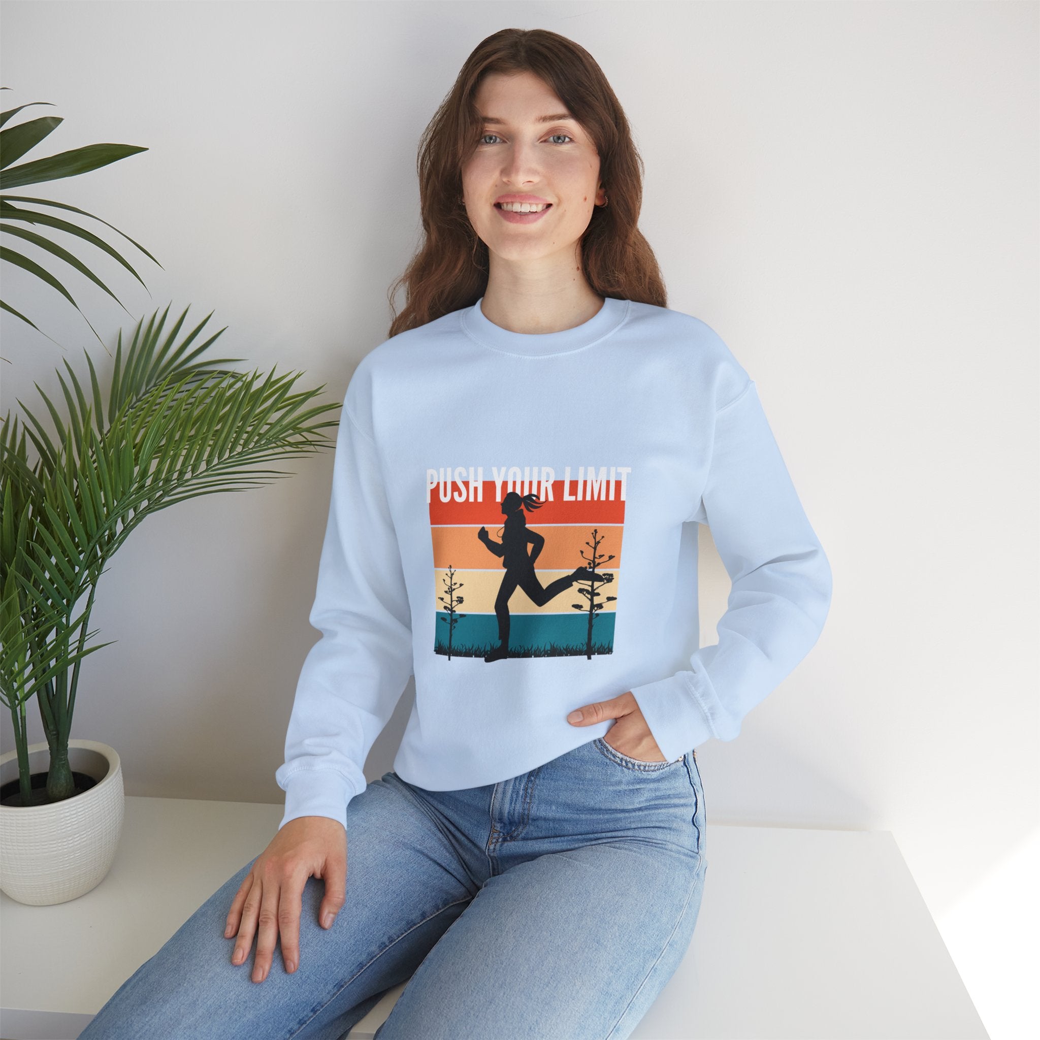 Push Your Limit Unisex Heavy Blend™ Crewneck Sweatshirt