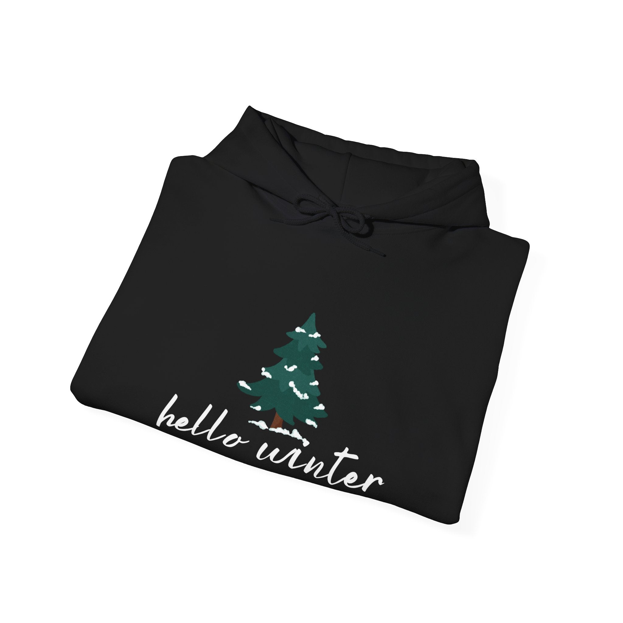 Hello Winter Unisex Heavy Blend™ Hooded Sweatshirt