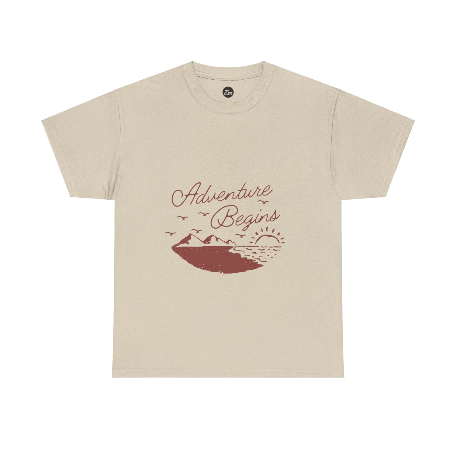 Adventure Begins Unisex Heavy Cotton Tee