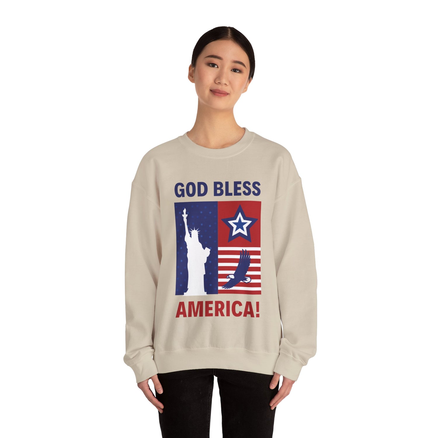 Bless America Unisex Heavy Blend™ Crewneck Sweatshirt