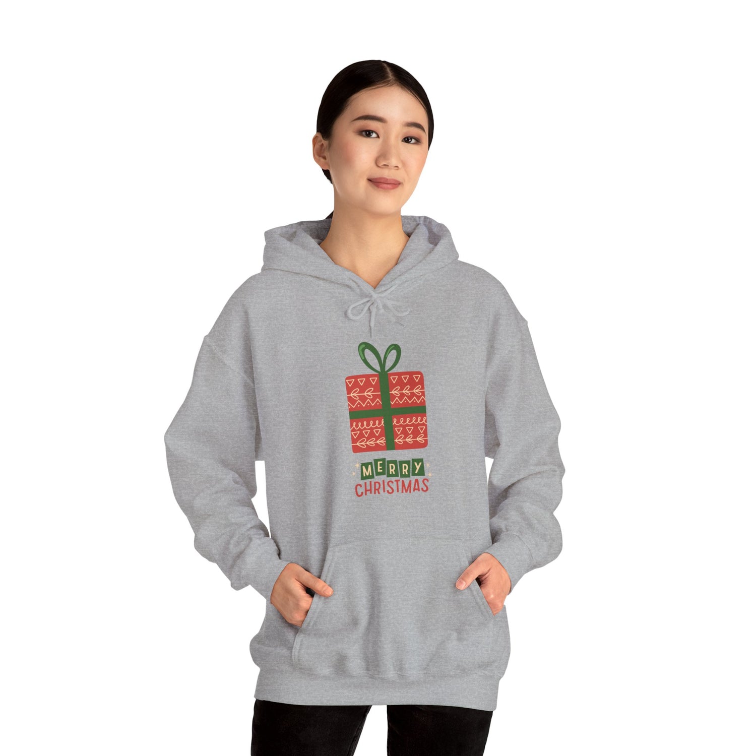 Merry Christmas II Unisex Heavy Blend™ Hooded Sweatshirt