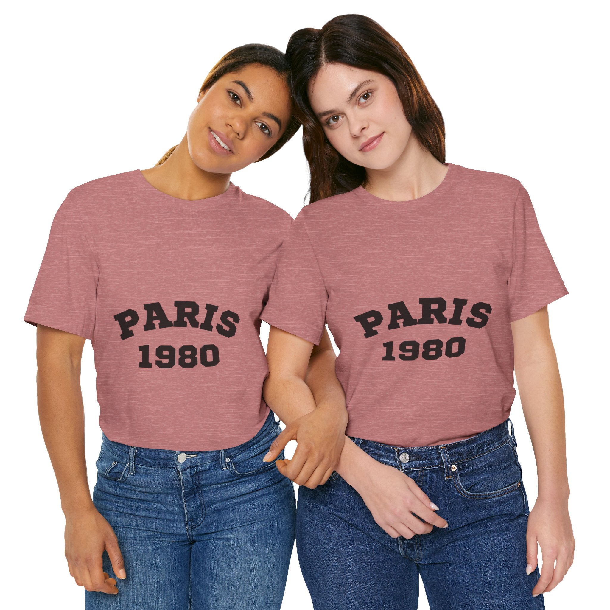 Paris 1980 Unisex Jersey Short Sleeve Tee