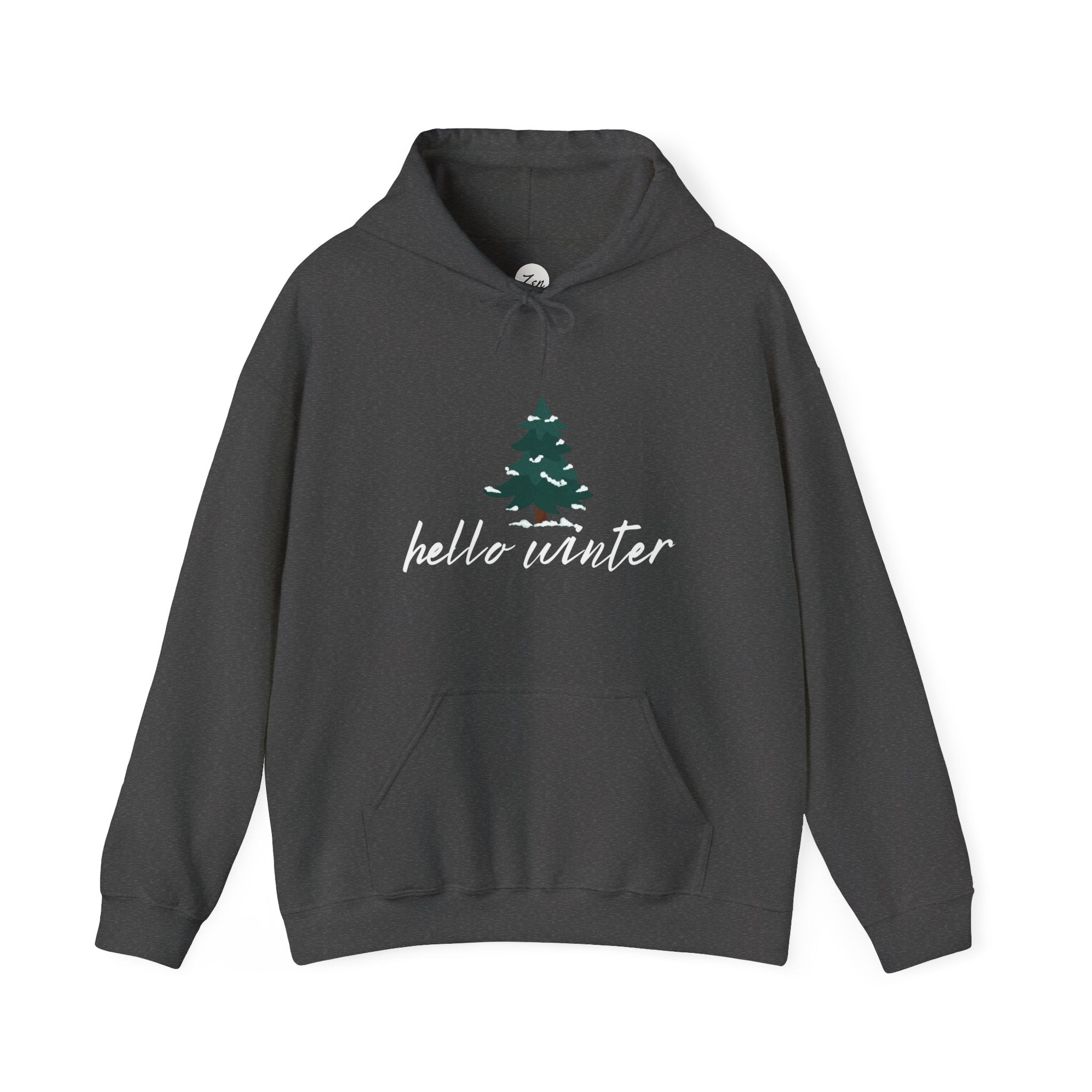 Hello Winter Unisex Heavy Blend™ Hooded Sweatshirt