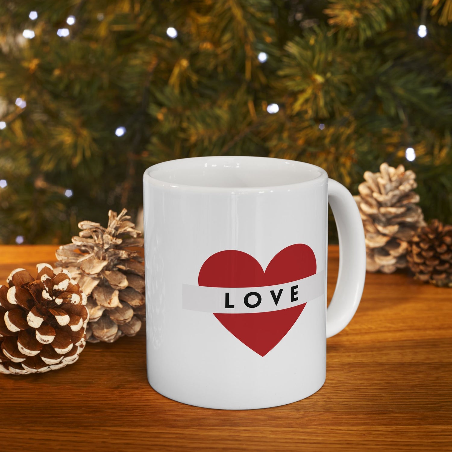 Love Ceramic Mug, (11oz, 15oz)