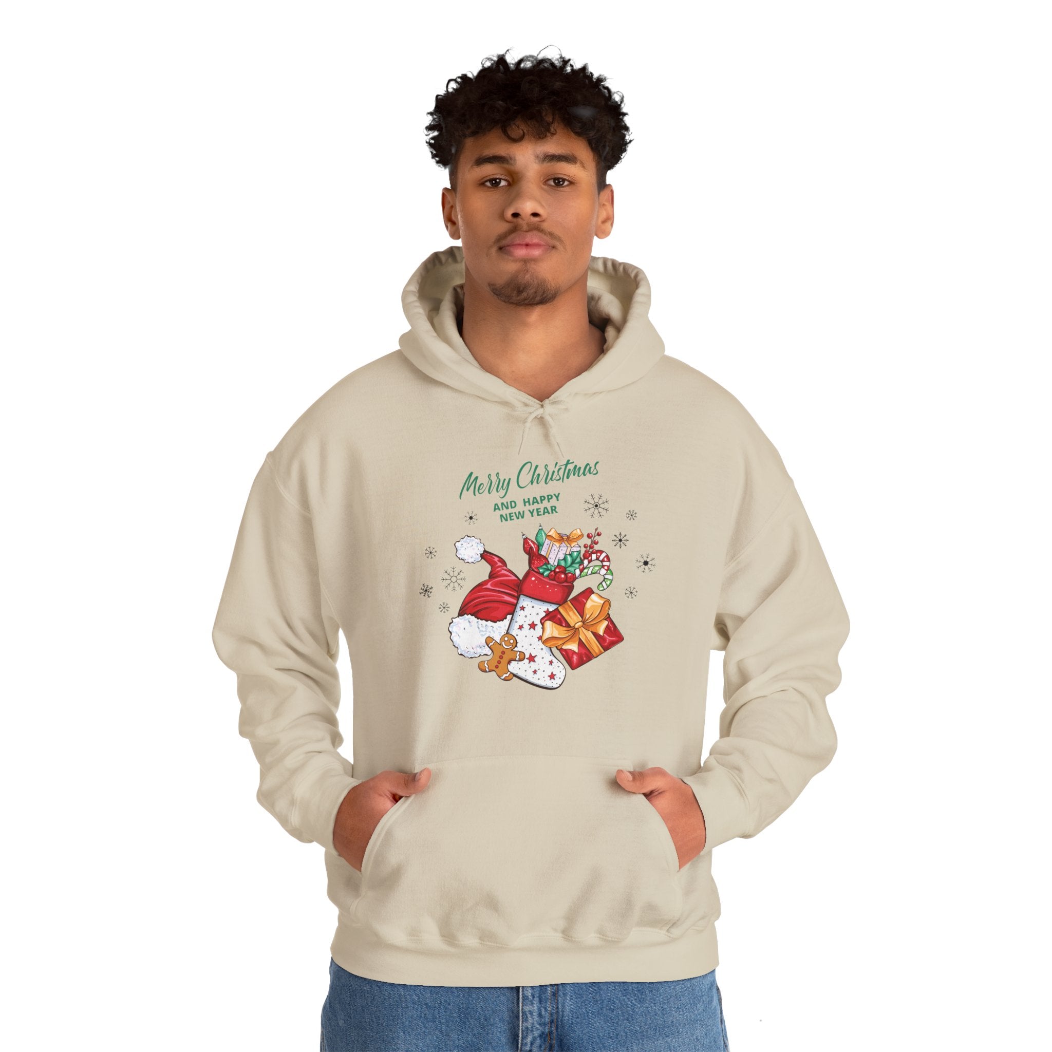 Merry Christmas Unisex Heavy Blend™ Hooded Sweatshirt