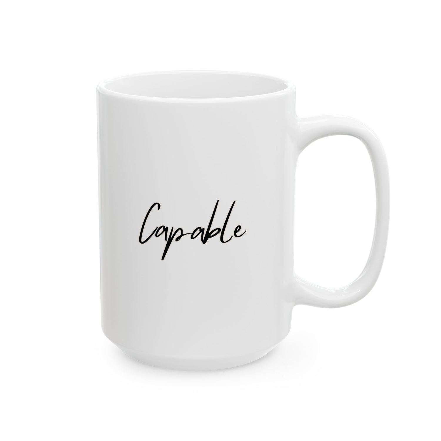 Capable Ceramic Mug, (11oz, 15oz)