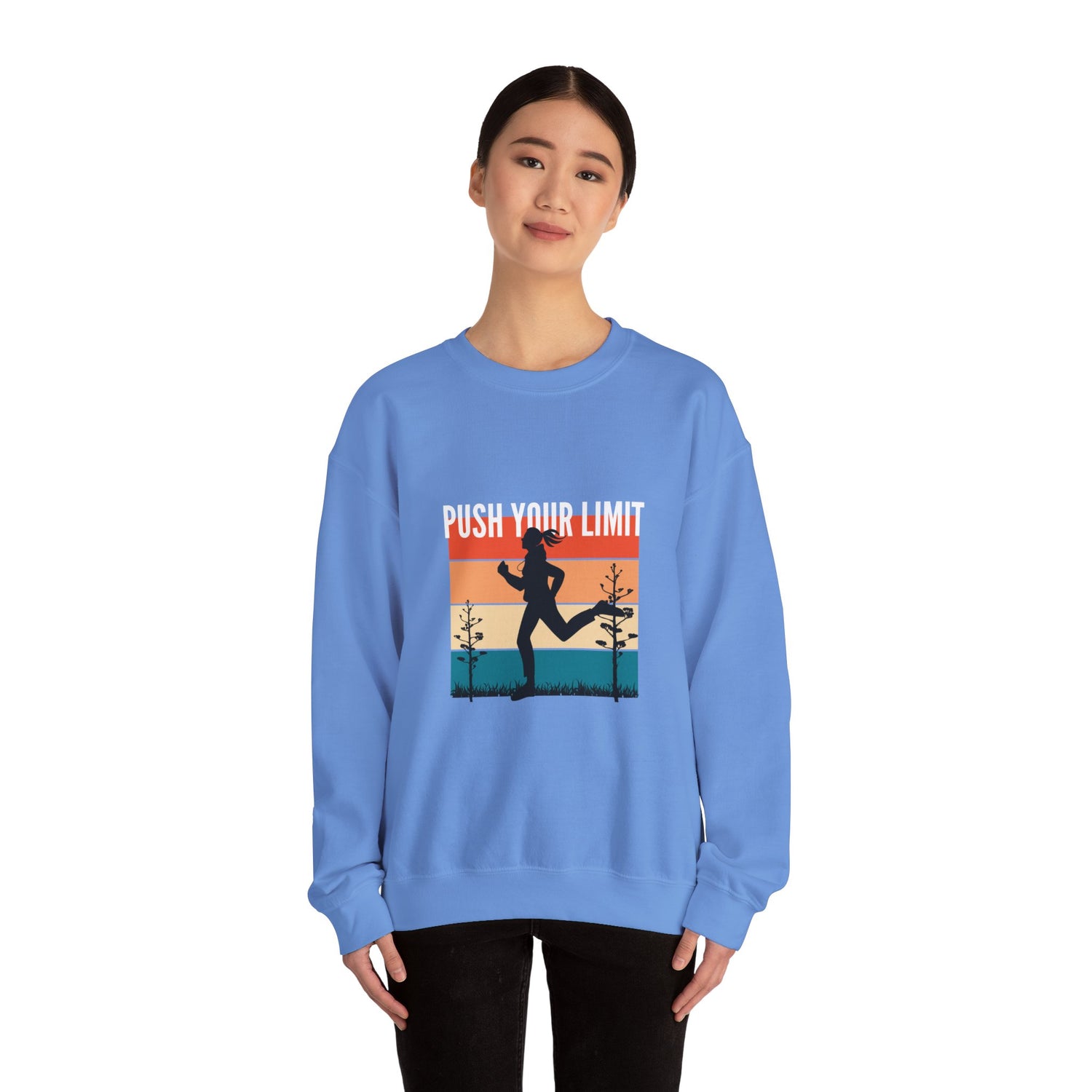 Push Your Limit Unisex Heavy Blend™ Crewneck Sweatshirt