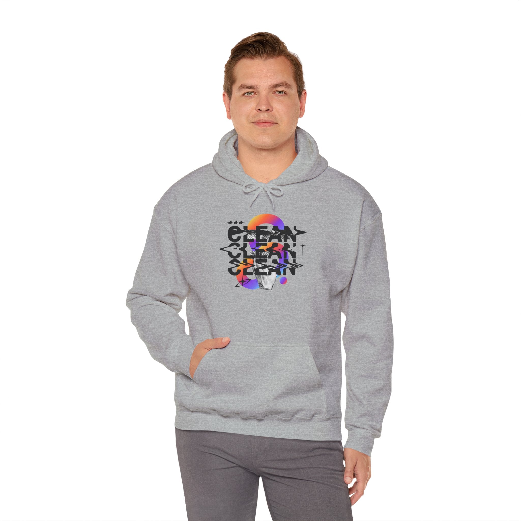 Clean Unisex Heavy Blend™ Hooded Sweatshirt