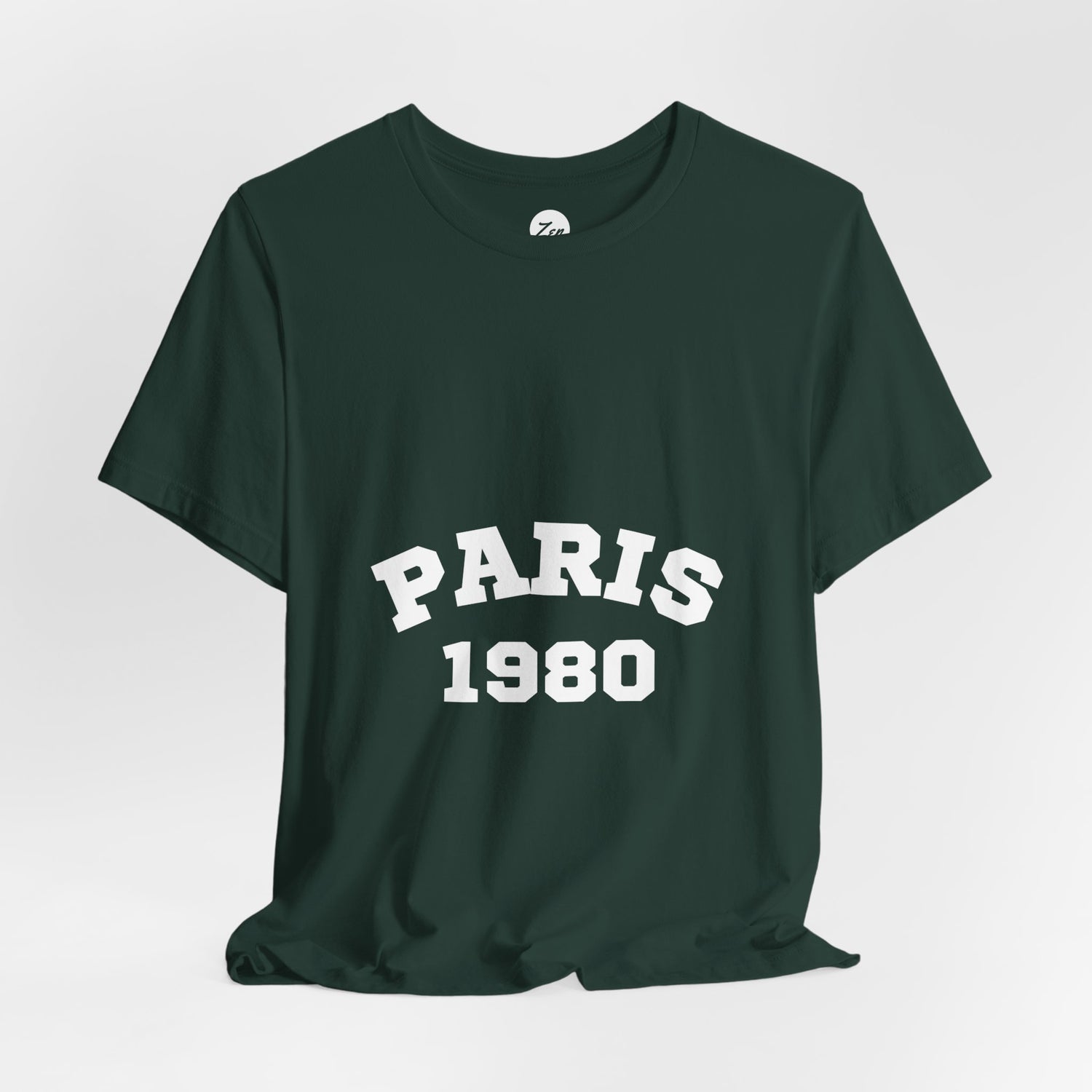 Paris 1980 Unisex Jersey Short Sleeve Tee