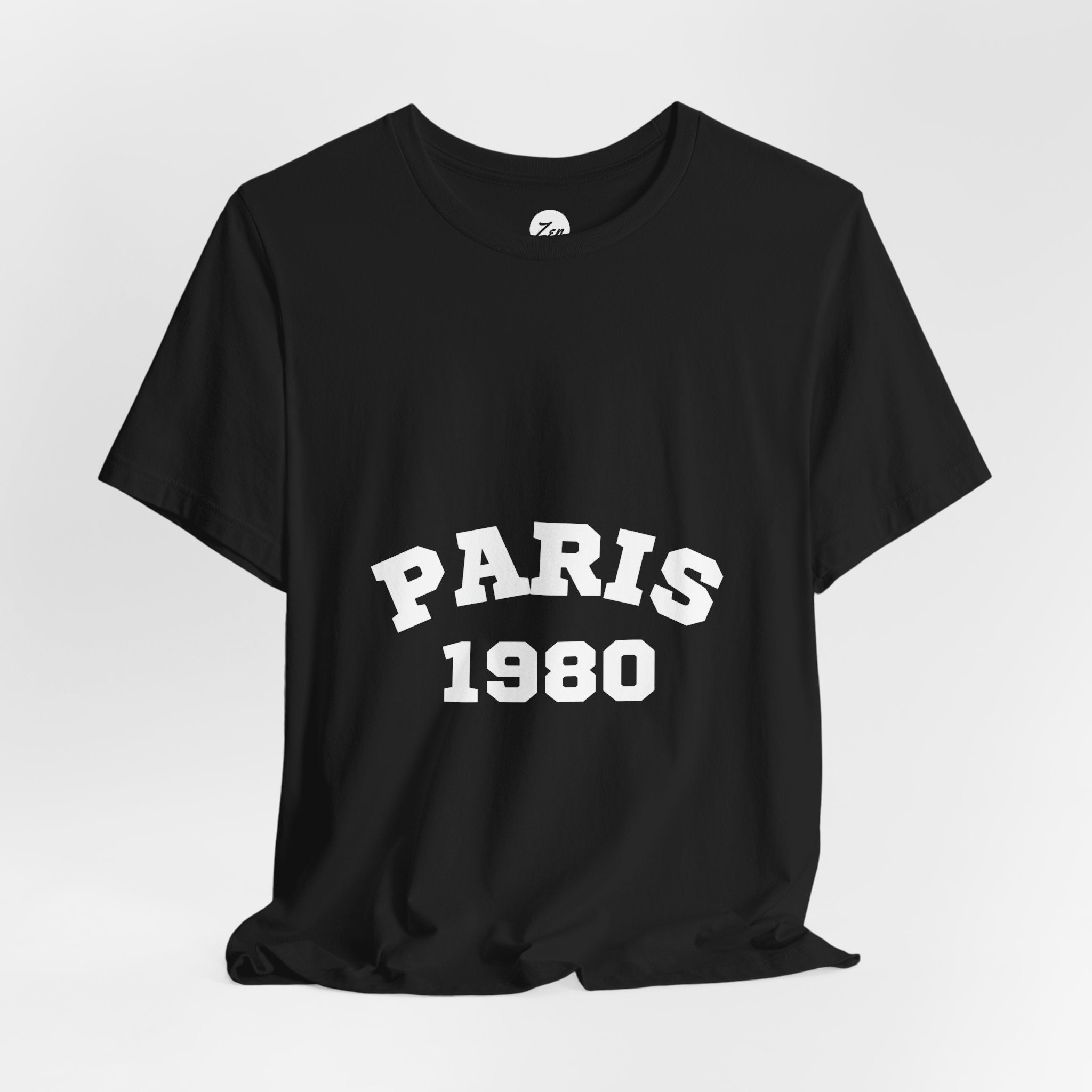 Paris 1980 Unisex Jersey Short Sleeve Tee