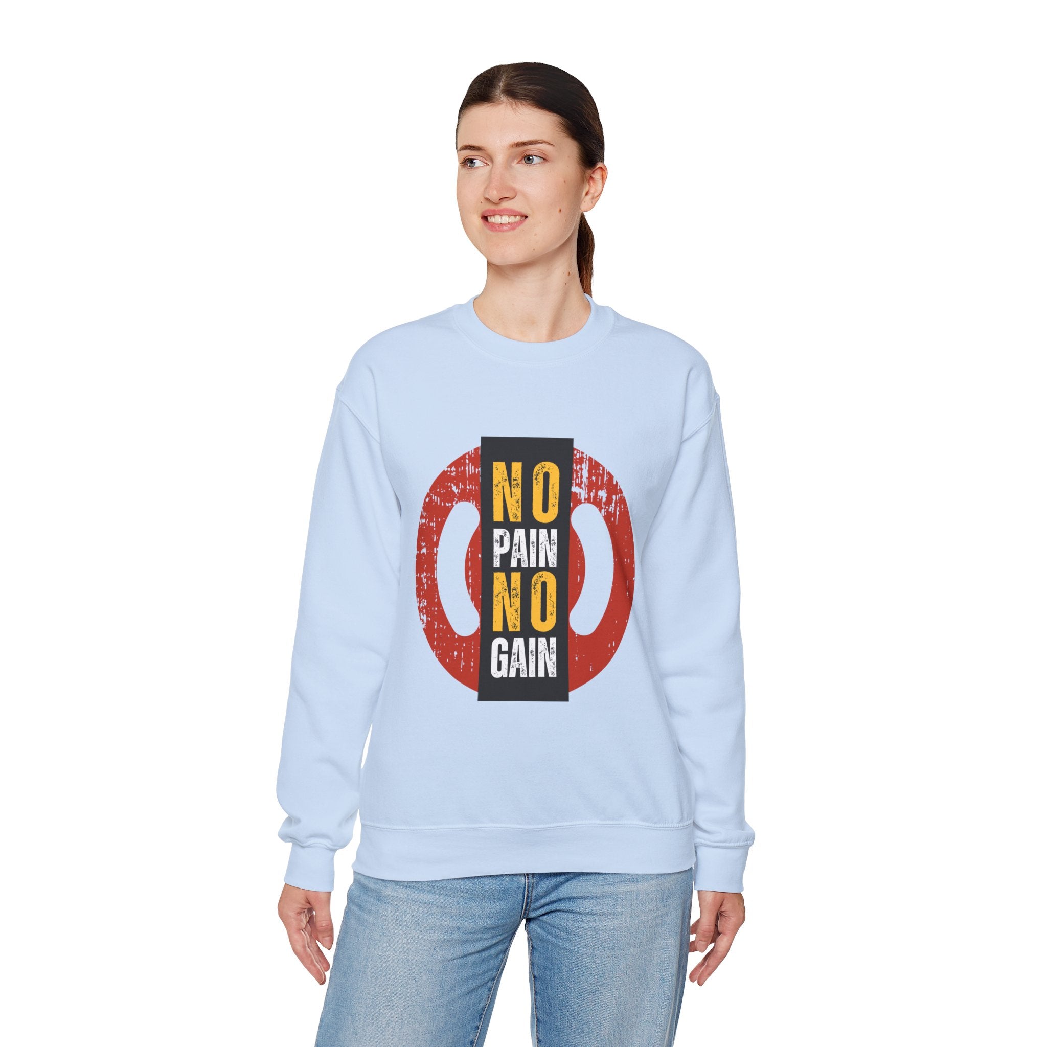 No Pain No Gain Unisex Heavy Blend™ Crewneck Sweatshirt