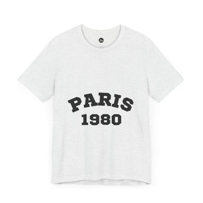 Paris 1980 Unisex Jersey Short Sleeve Tee